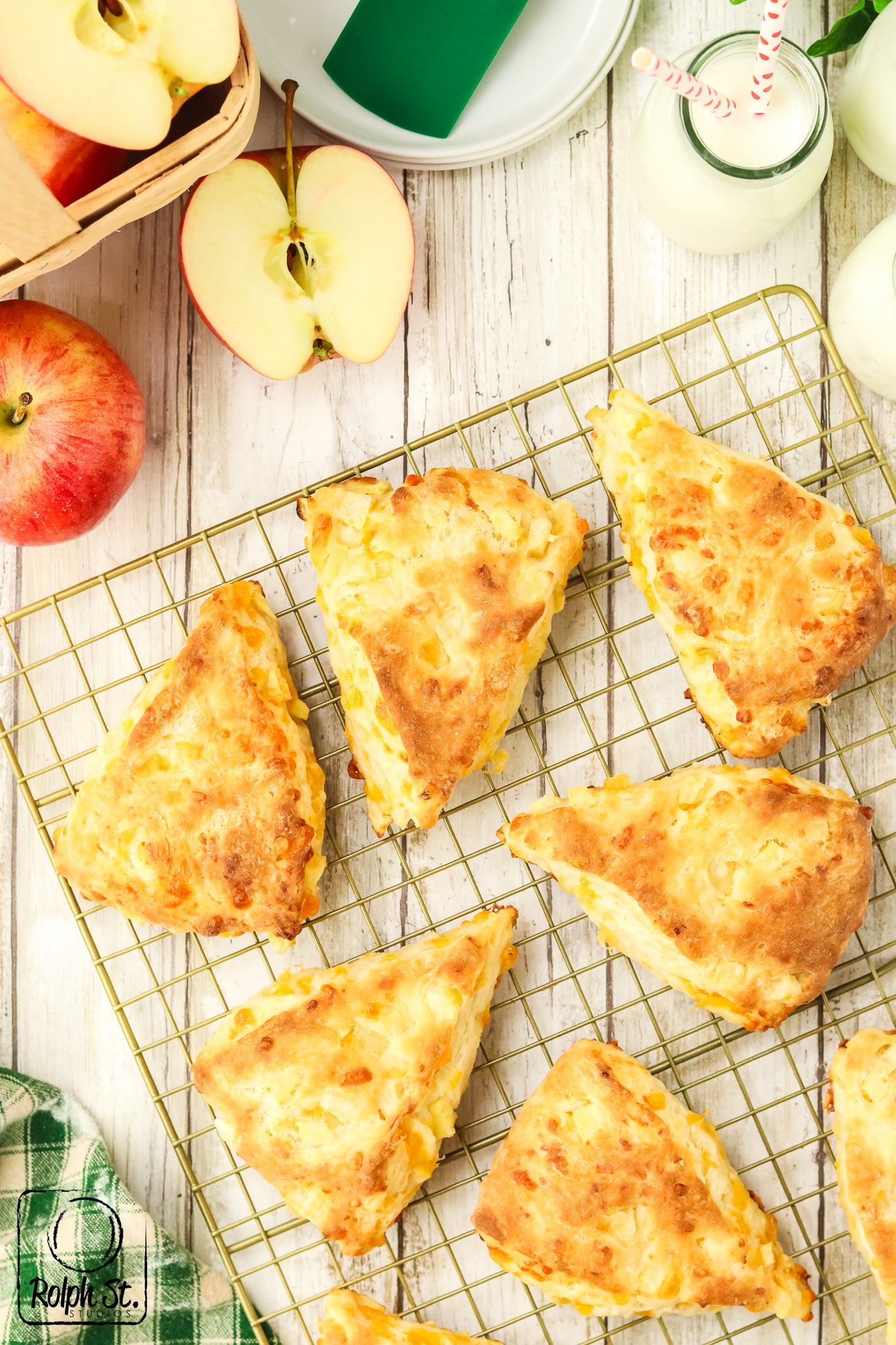 Exclusive Apple Cheddar Scones