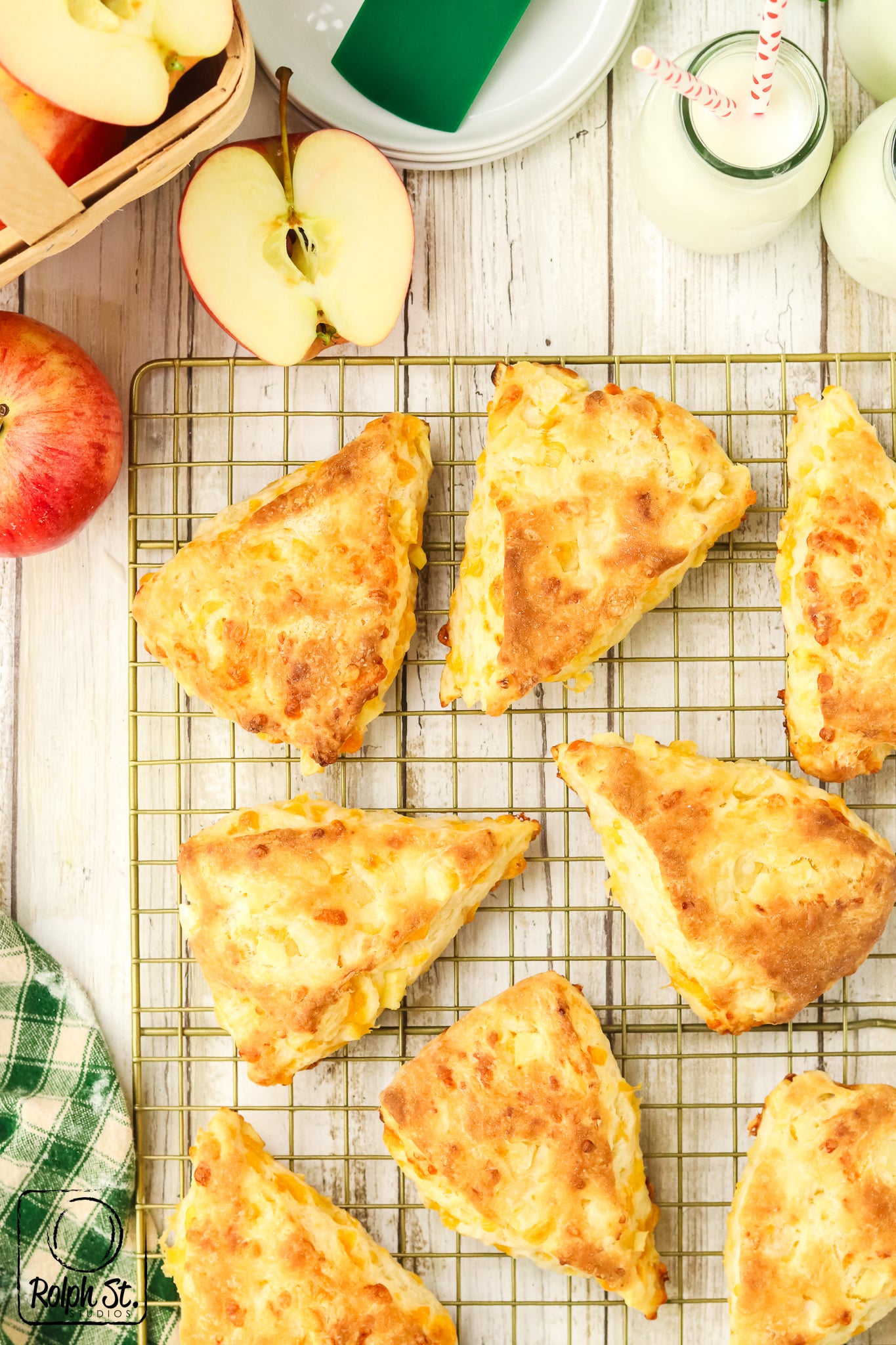 Exclusive Apple Cheddar Scones