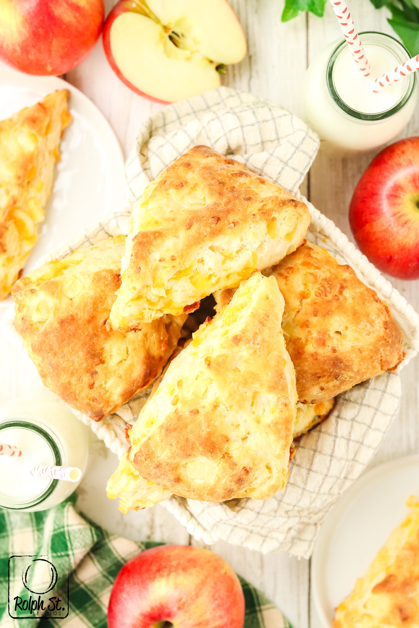 Exclusive Apple Cheddar Scones