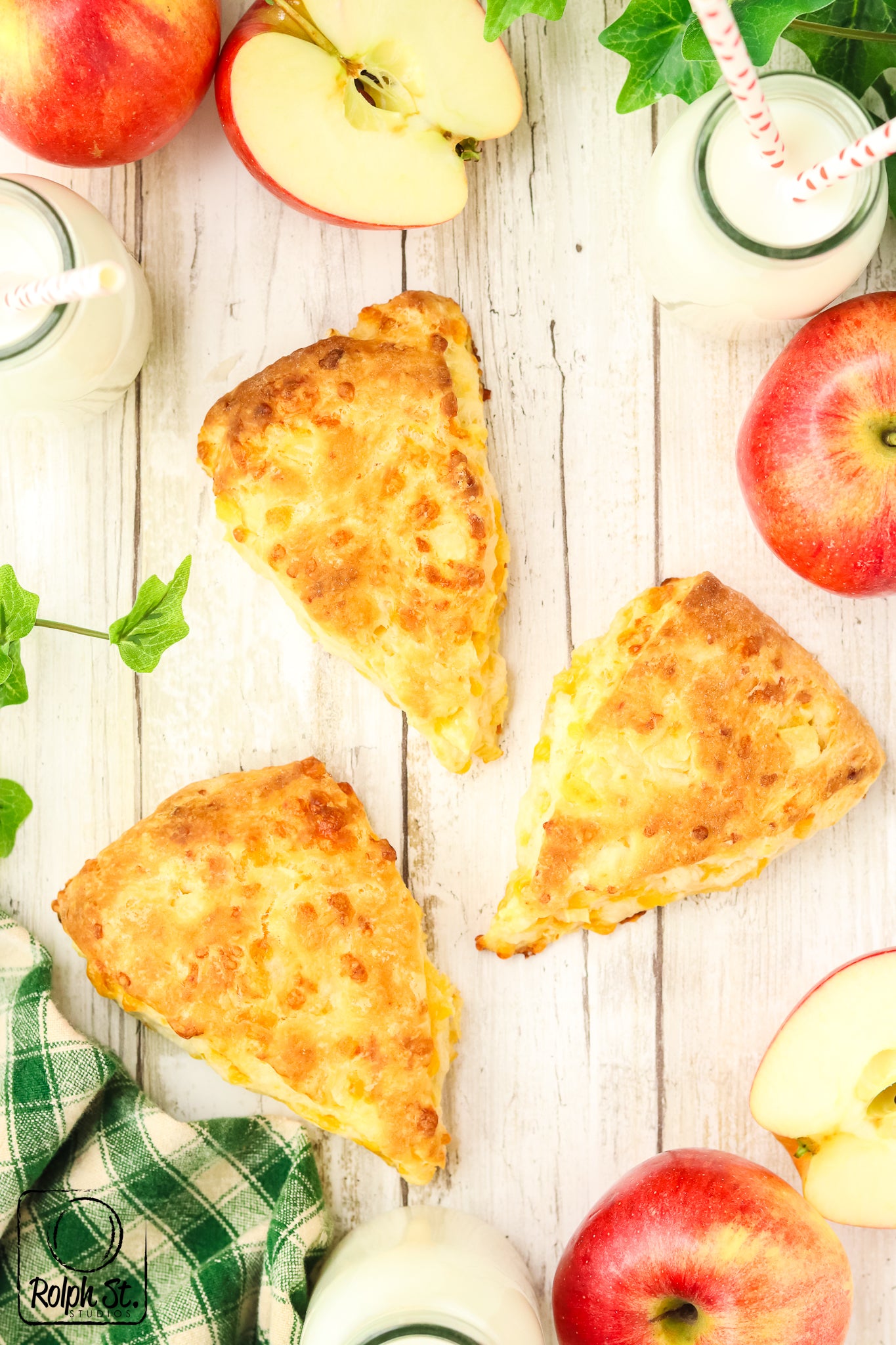 Exclusive Apple Cheddar Scones