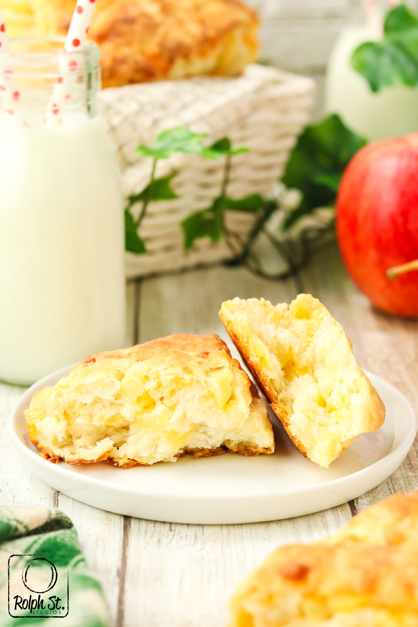 Exclusive Apple Cheddar Scones