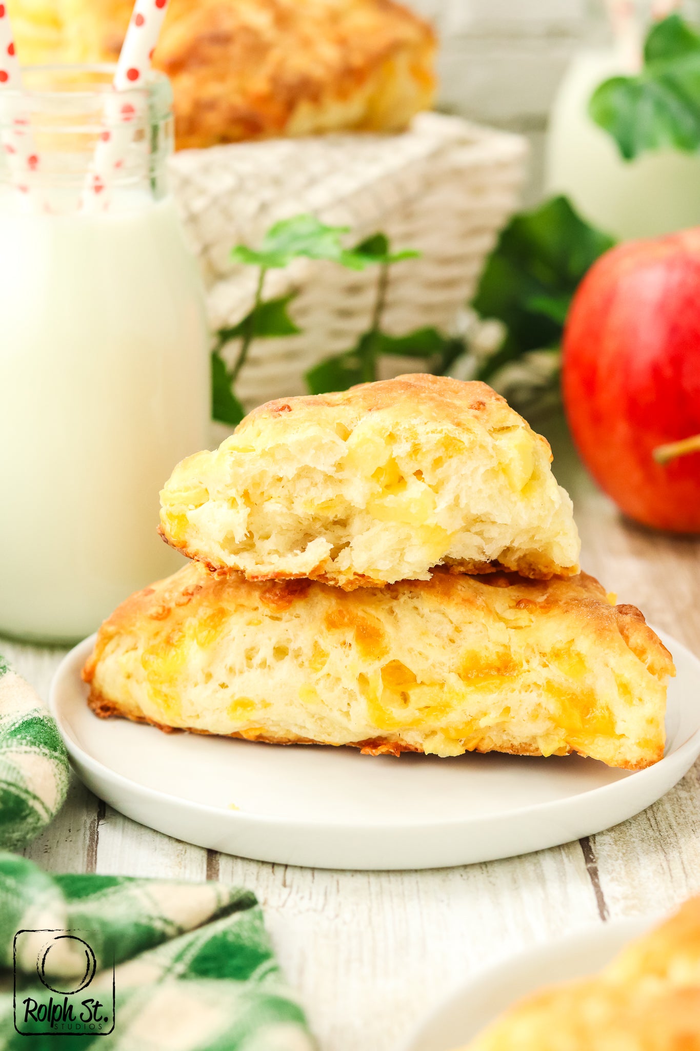 Exclusive Apple Cheddar Scones