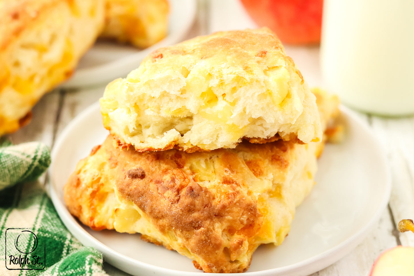 Exclusive Apple Cheddar Scones