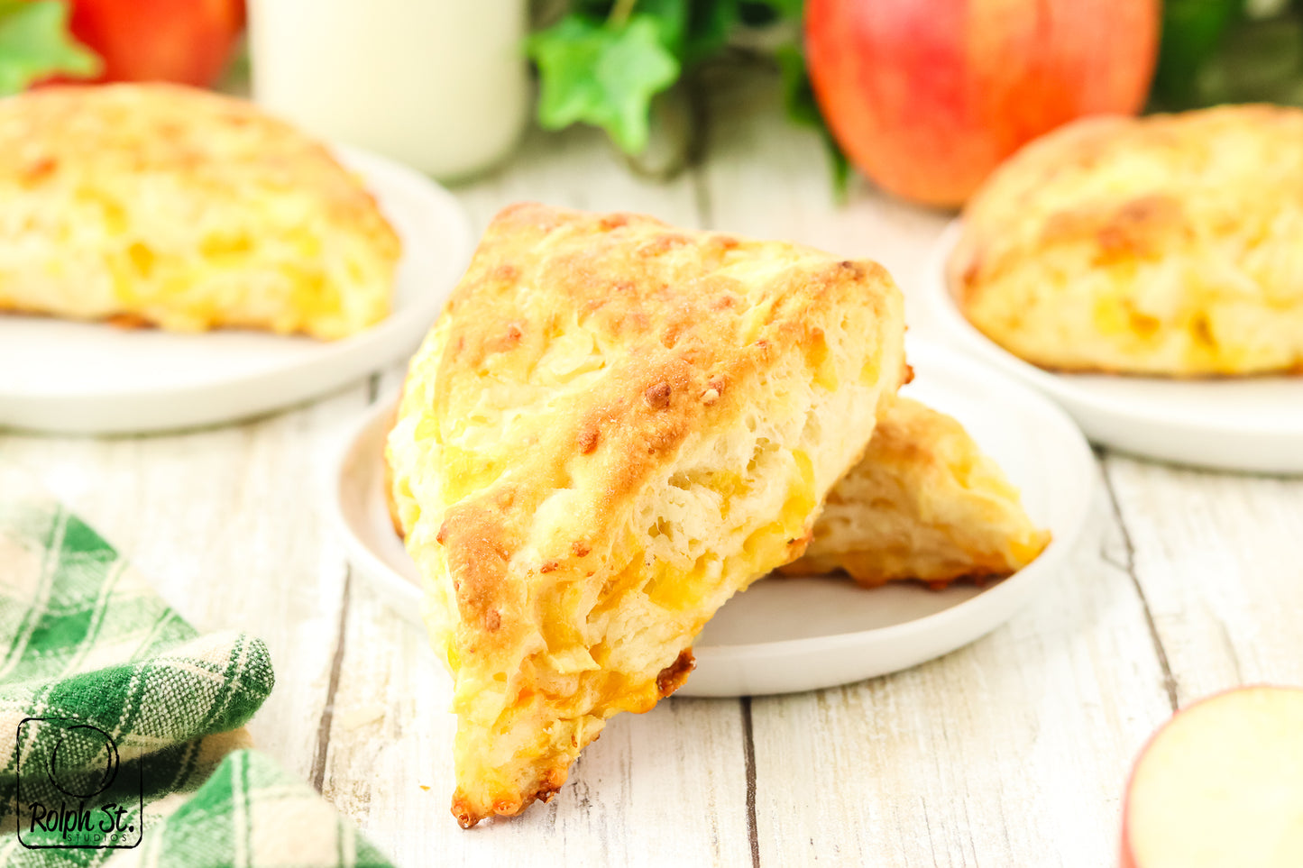 Exclusive Apple Cheddar Scones