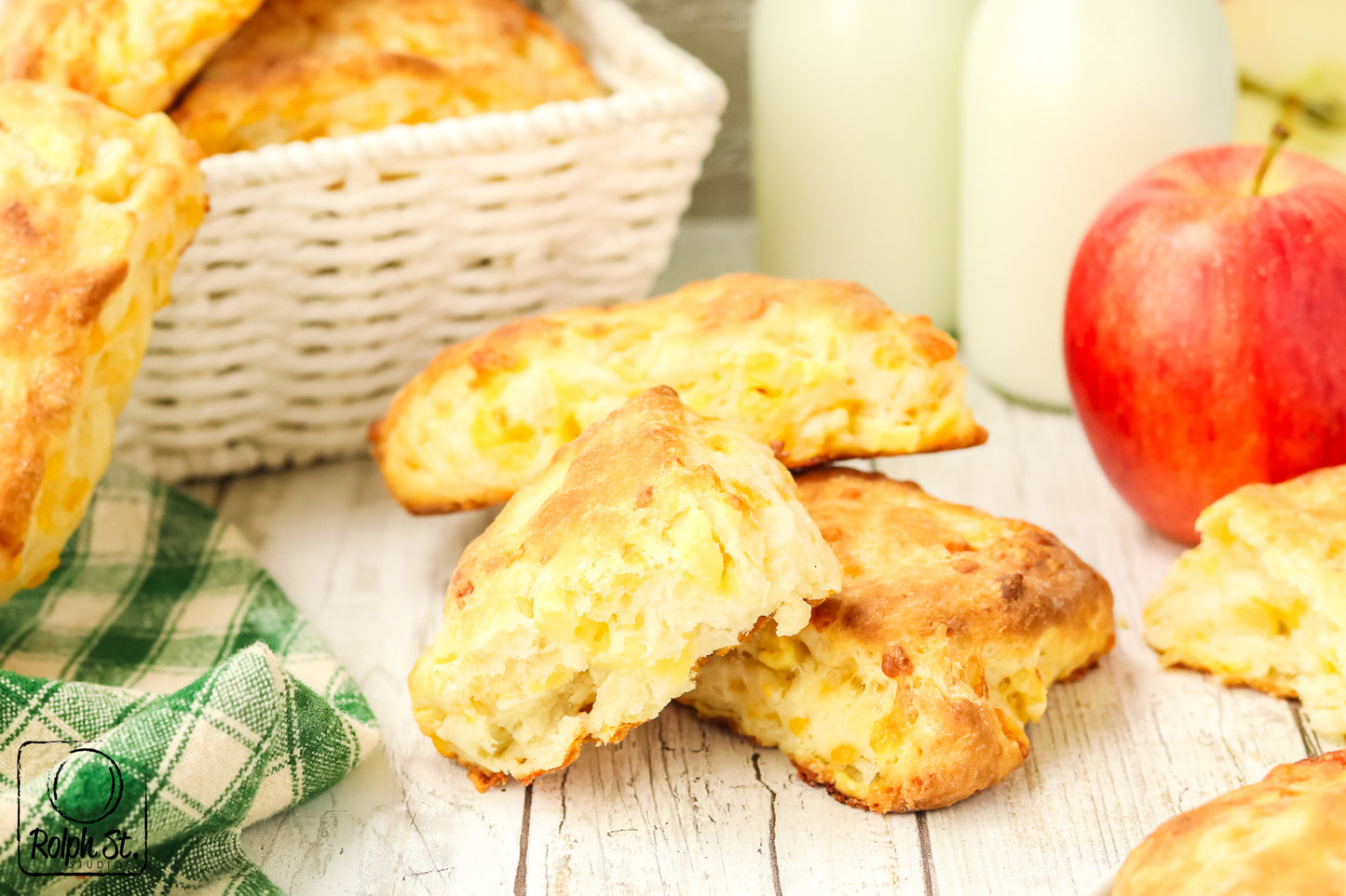 Exclusive Apple Cheddar Scones
