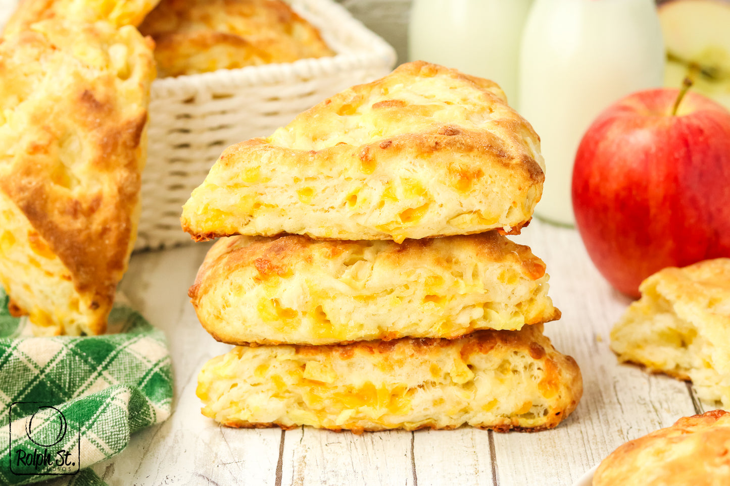Exclusive Apple Cheddar Scones