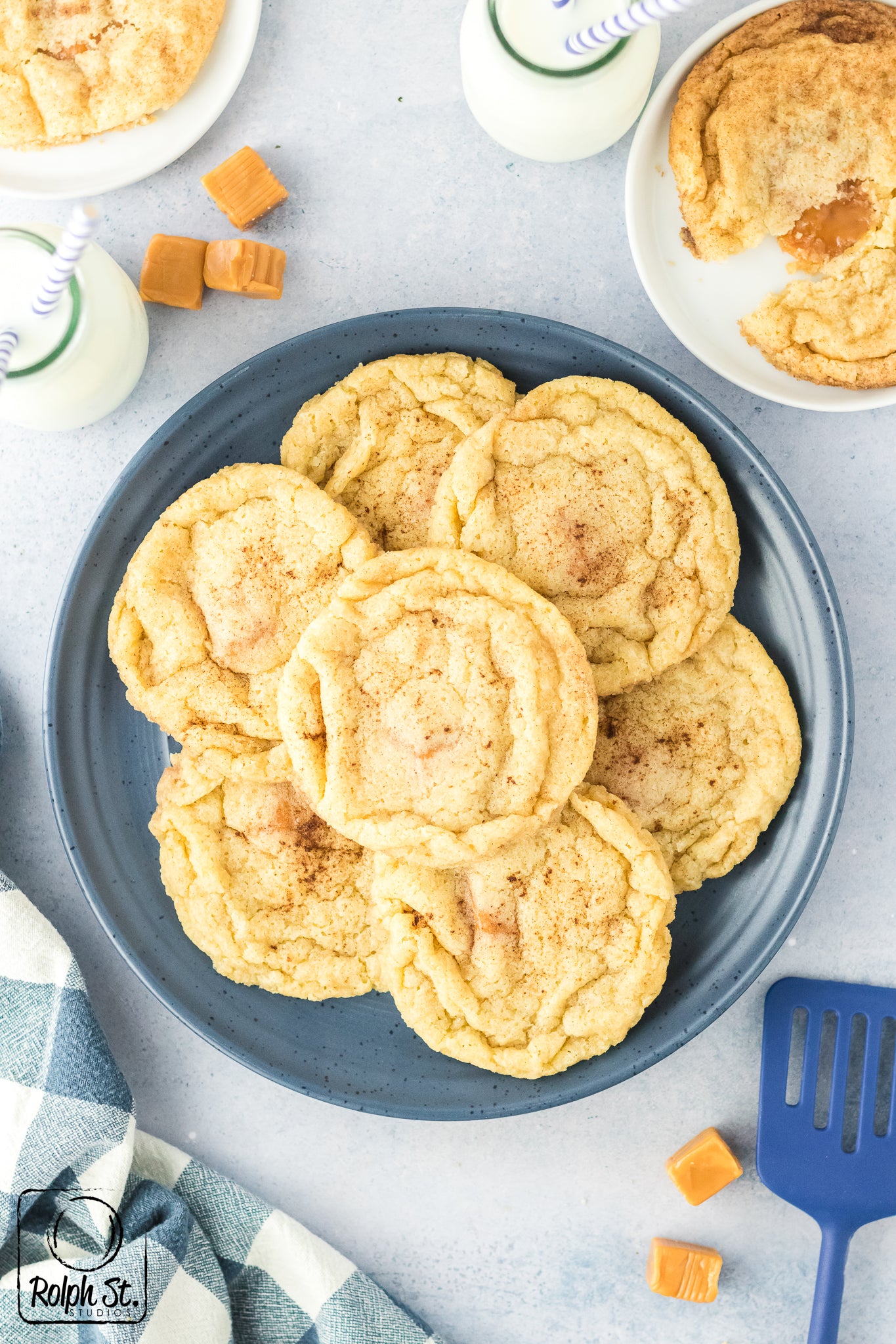Exclusive Caramel Stuffed Snickerdoodles