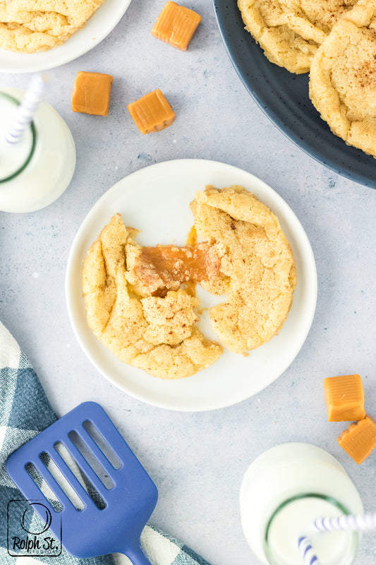 Exclusive Caramel Stuffed Snickerdoodles