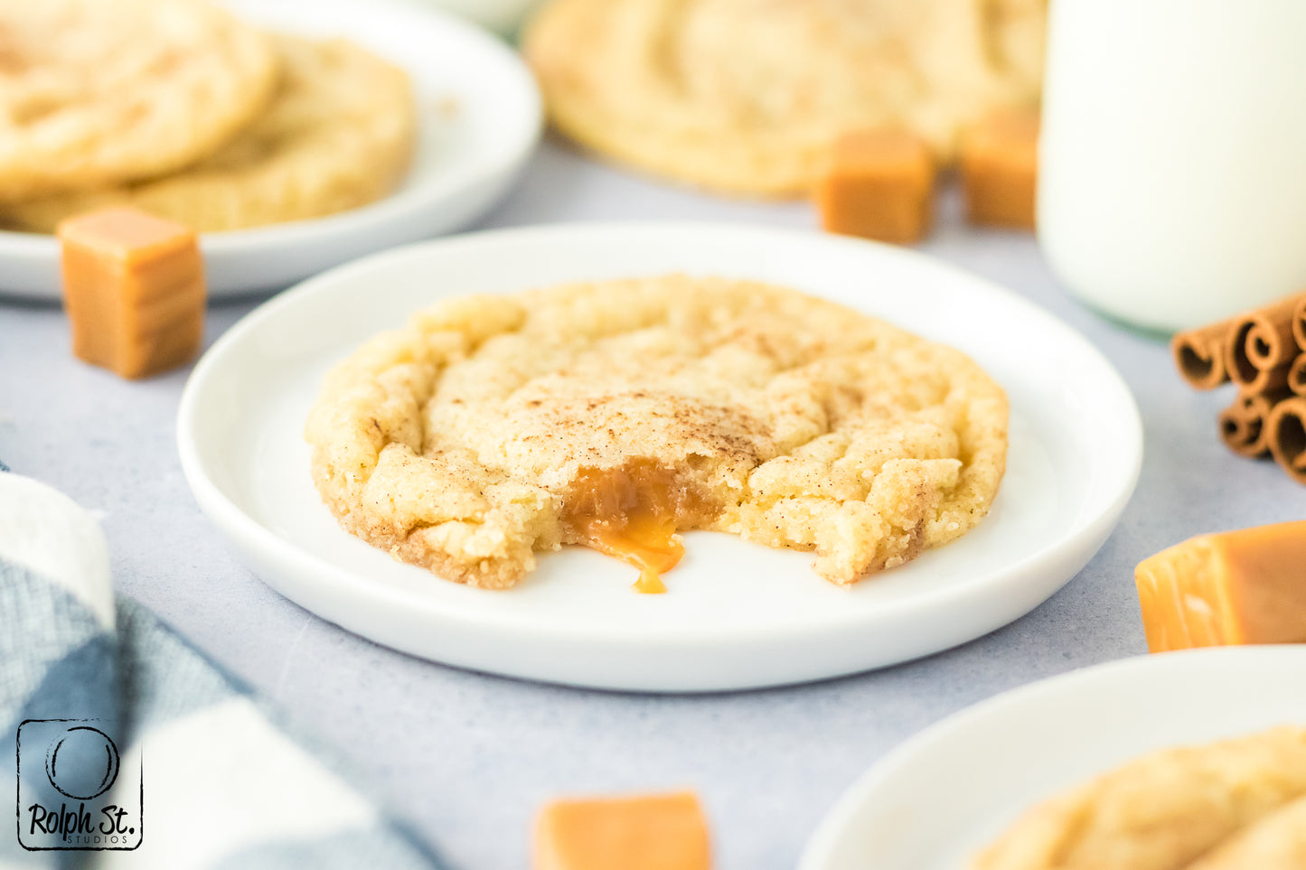 Exclusive Caramel Stuffed Snickerdoodles