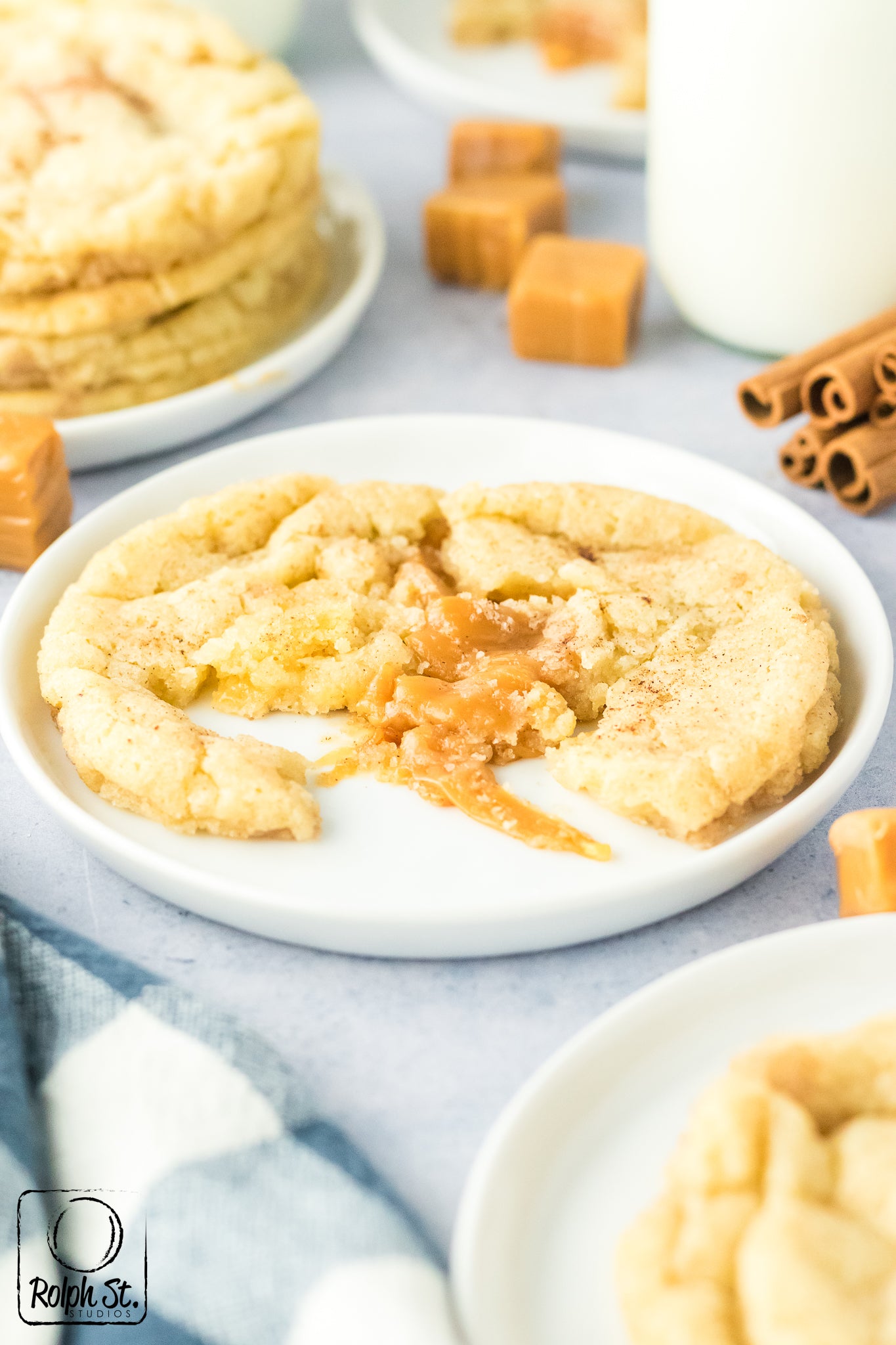 Exclusive Caramel Stuffed Snickerdoodles