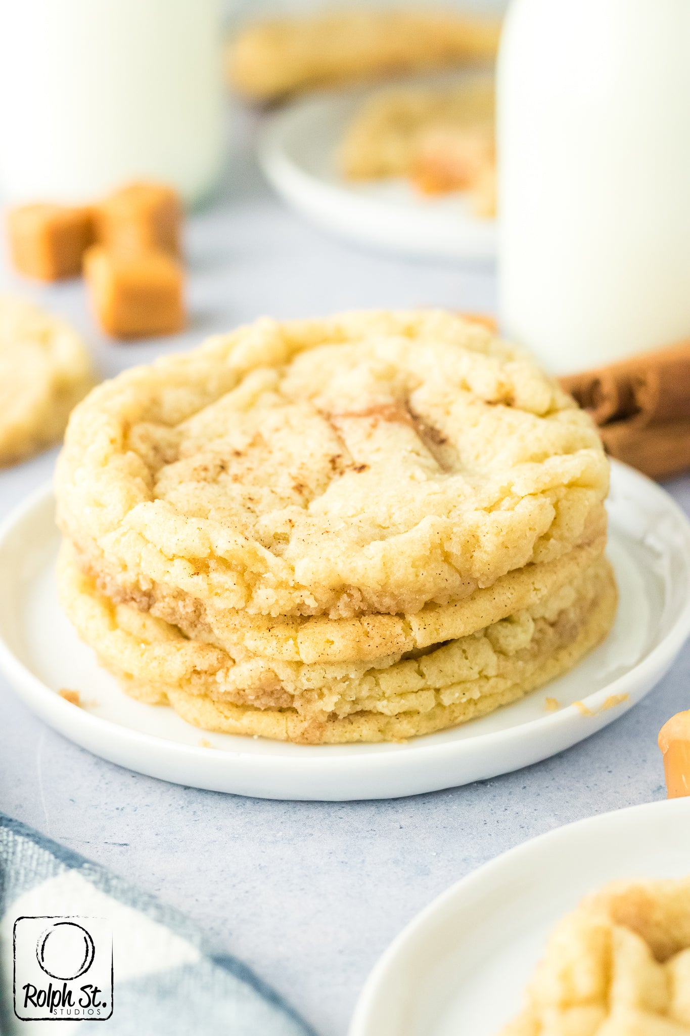 Exclusive Caramel Stuffed Snickerdoodles