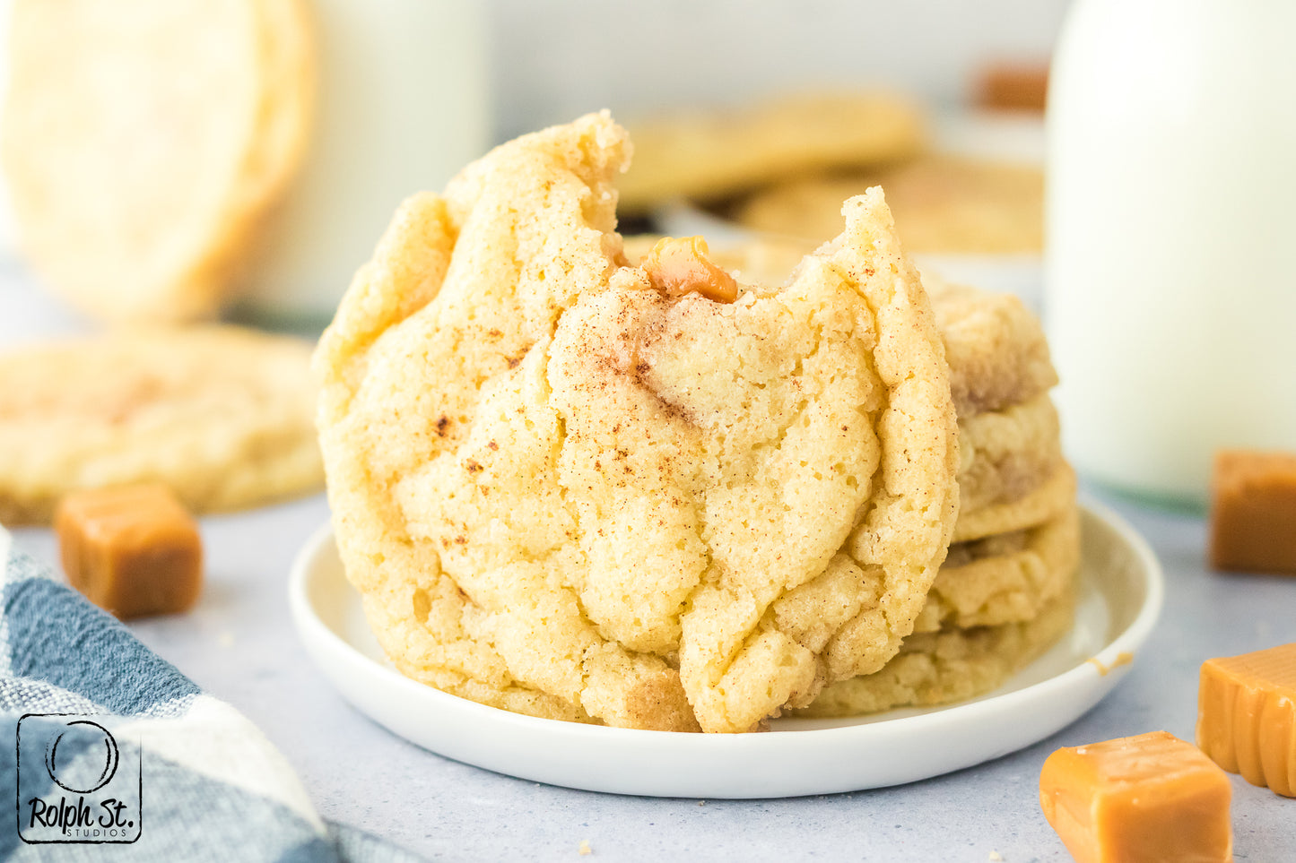 Exclusive Caramel Stuffed Snickerdoodles