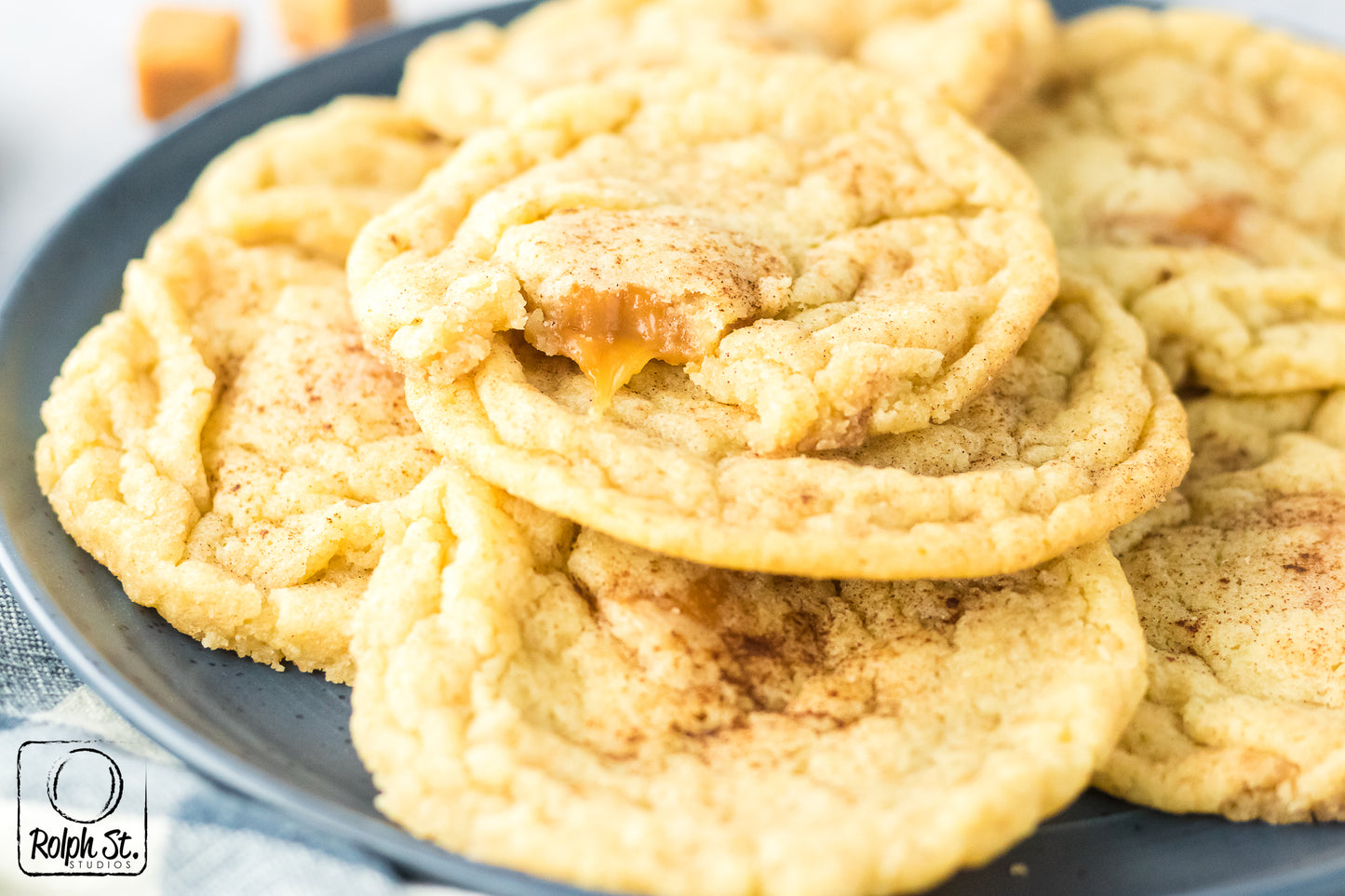 Exclusive Caramel Stuffed Snickerdoodles
