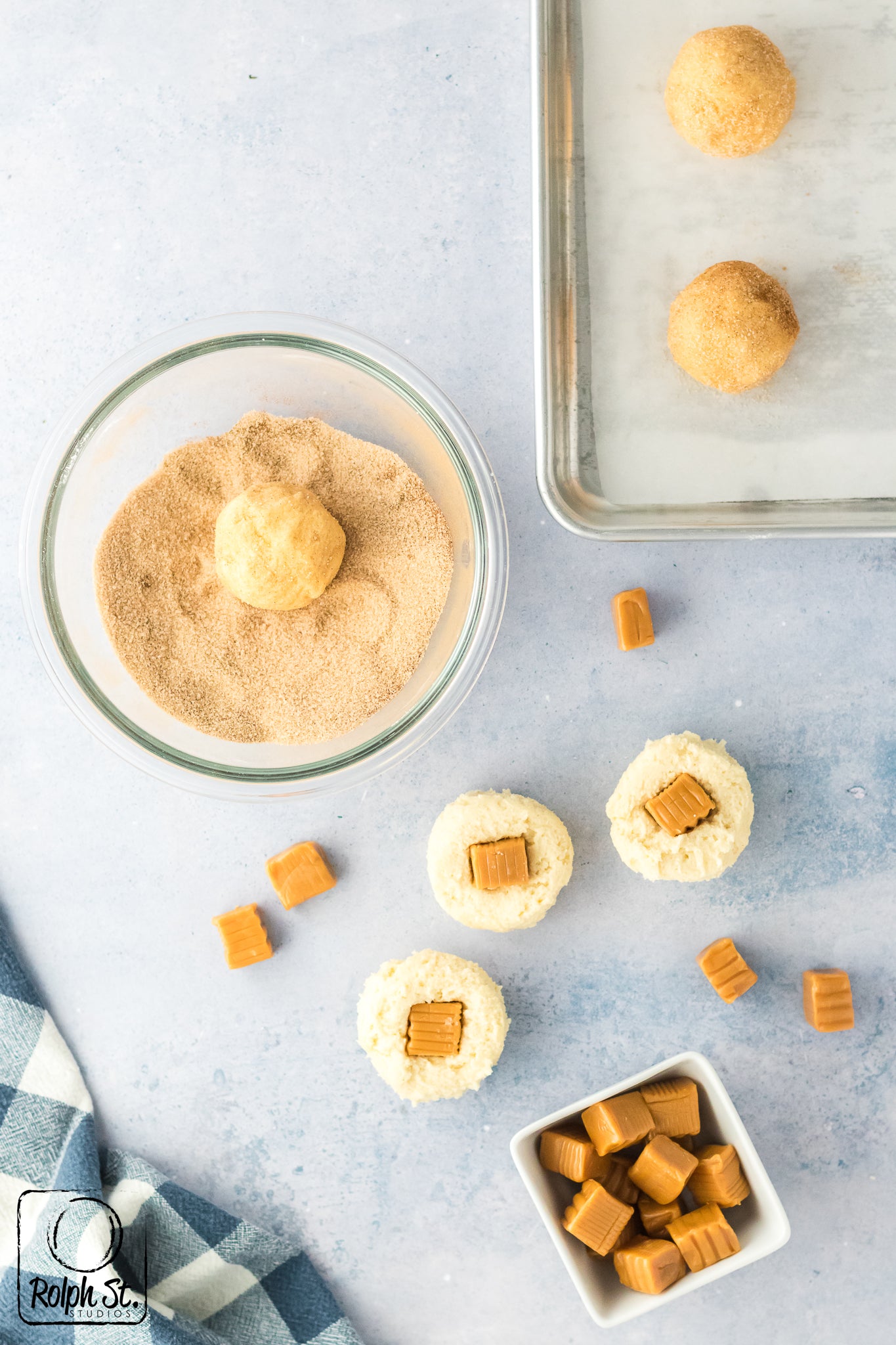 Exclusive Caramel Stuffed Snickerdoodles