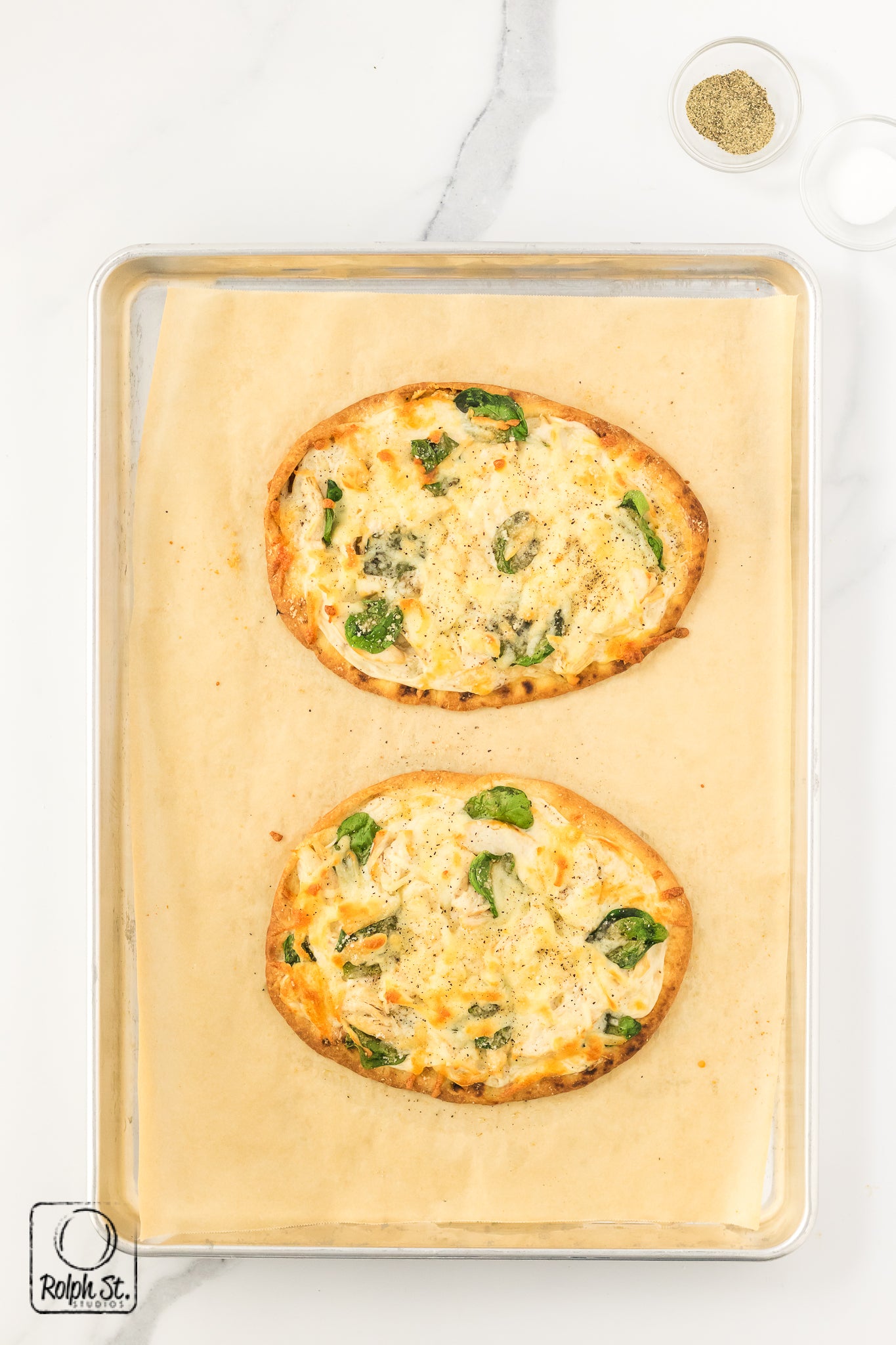 Recreation: Chicken Alfredo Flatbread