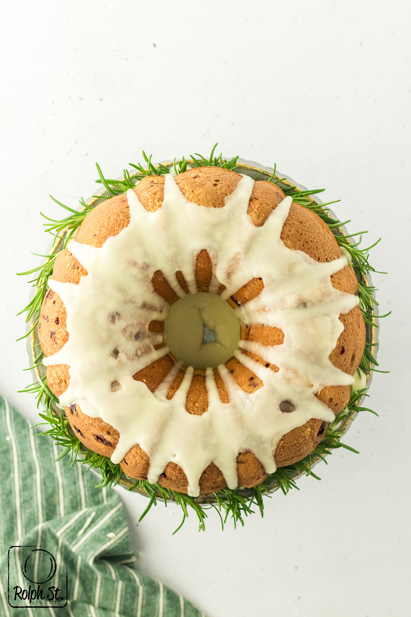 Exclusive Cranberry Bundt Cake with Orange Glaze