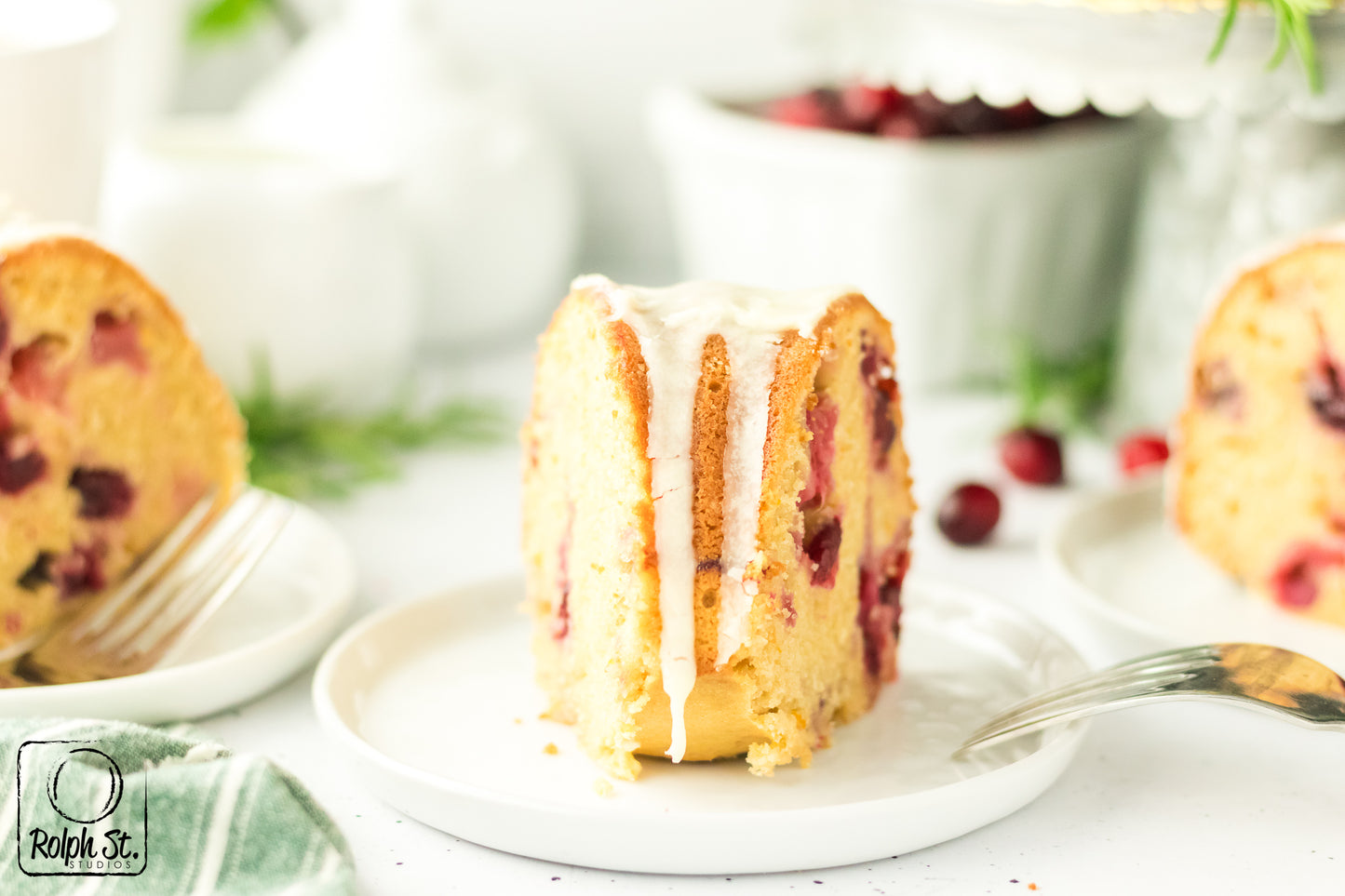 Exclusive Cranberry Bundt Cake with Orange Glaze