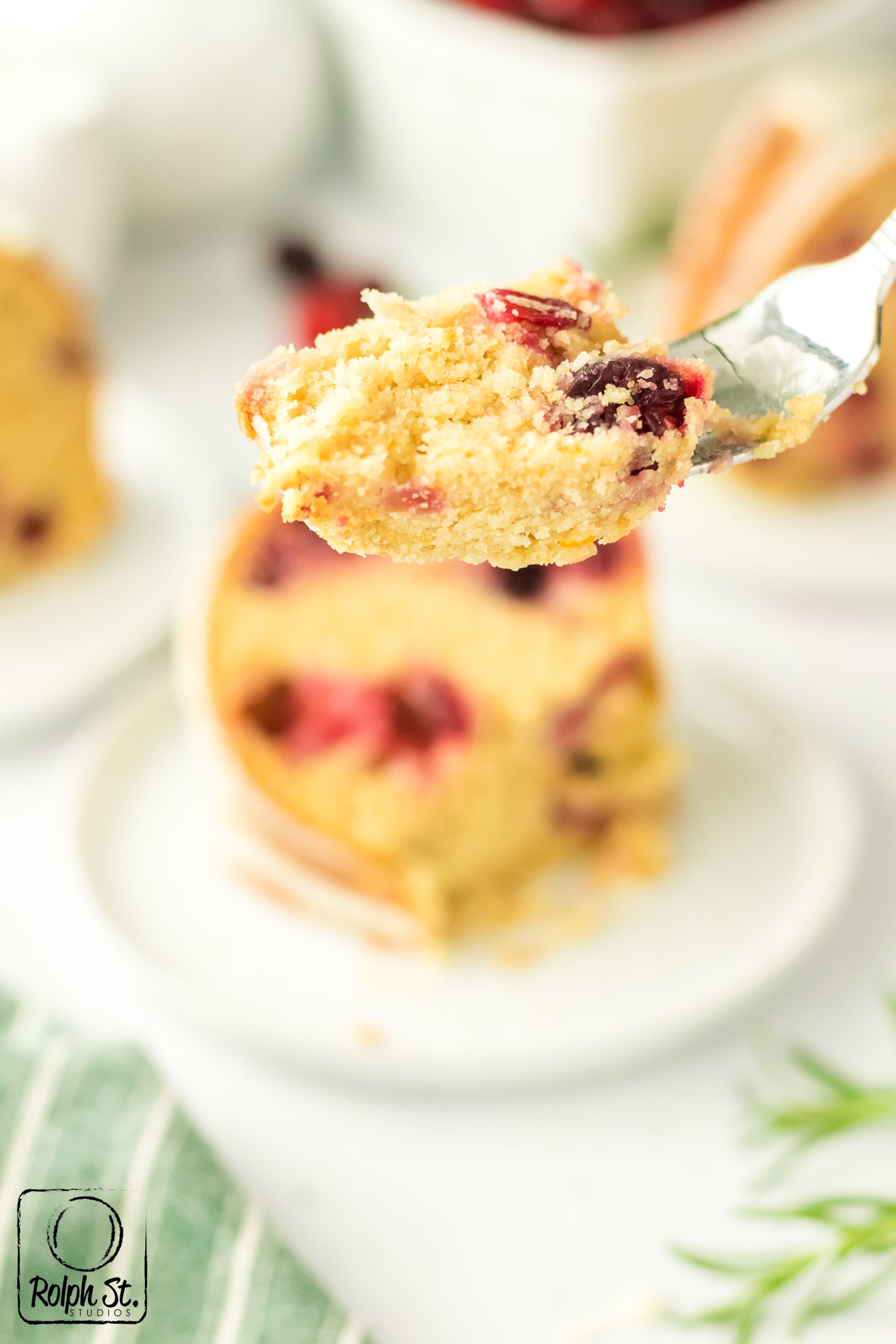 Exclusive Cranberry Bundt Cake with Orange Glaze