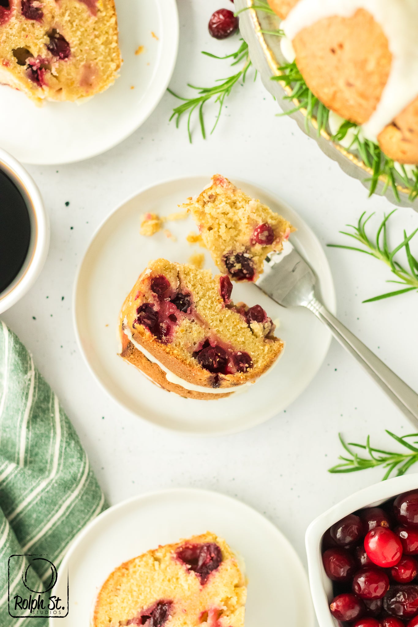 Exclusive Cranberry Bundt Cake with Orange Glaze
