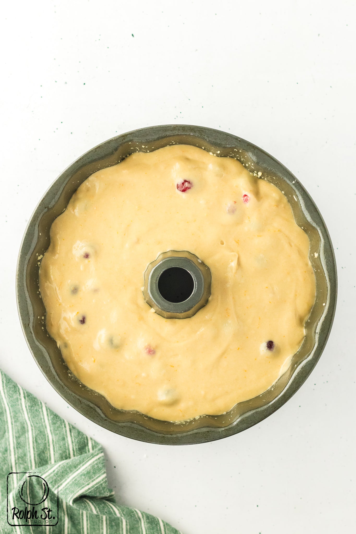 Exclusive Cranberry Bundt Cake with Orange Glaze
