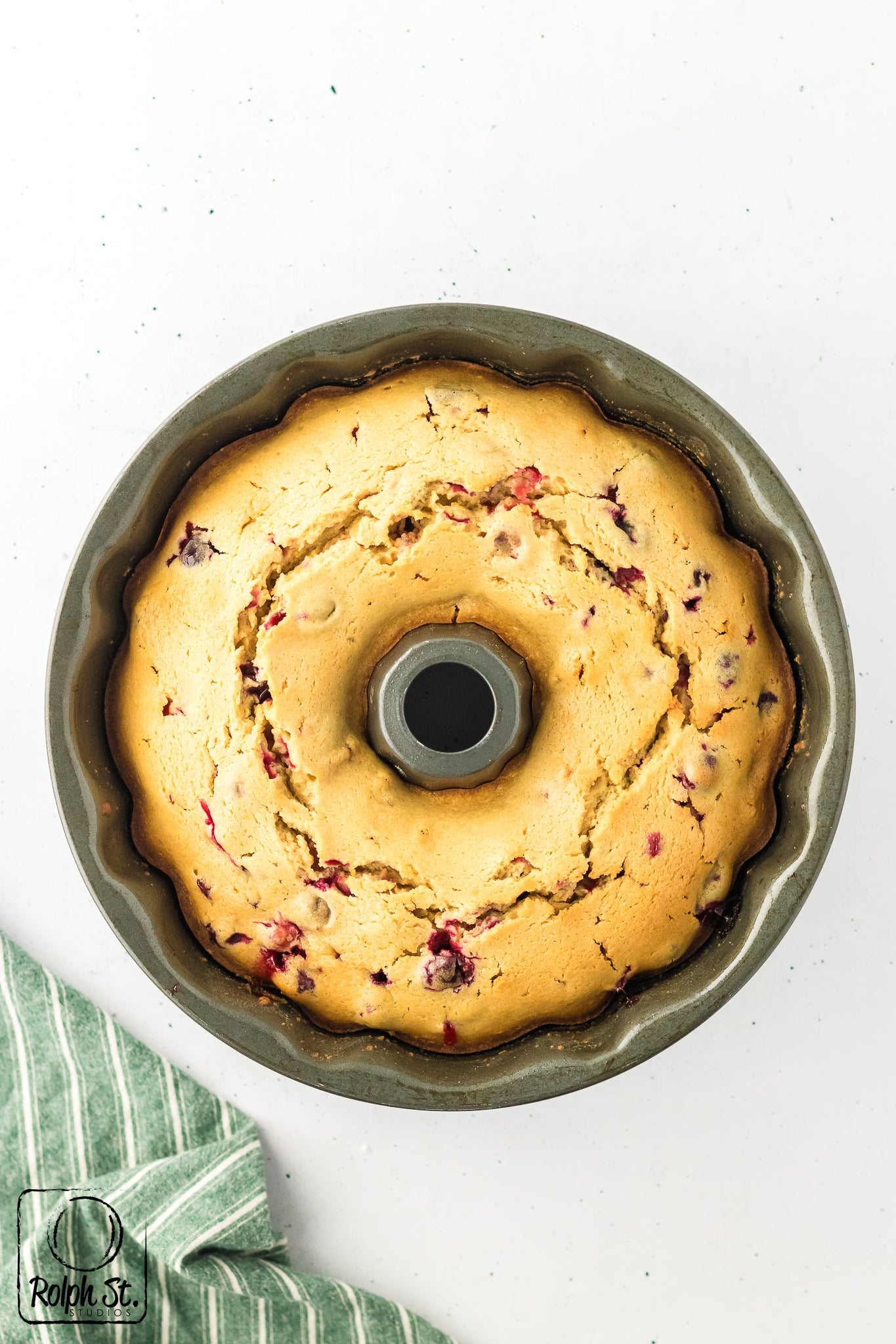 Exclusive Cranberry Bundt Cake with Orange Glaze