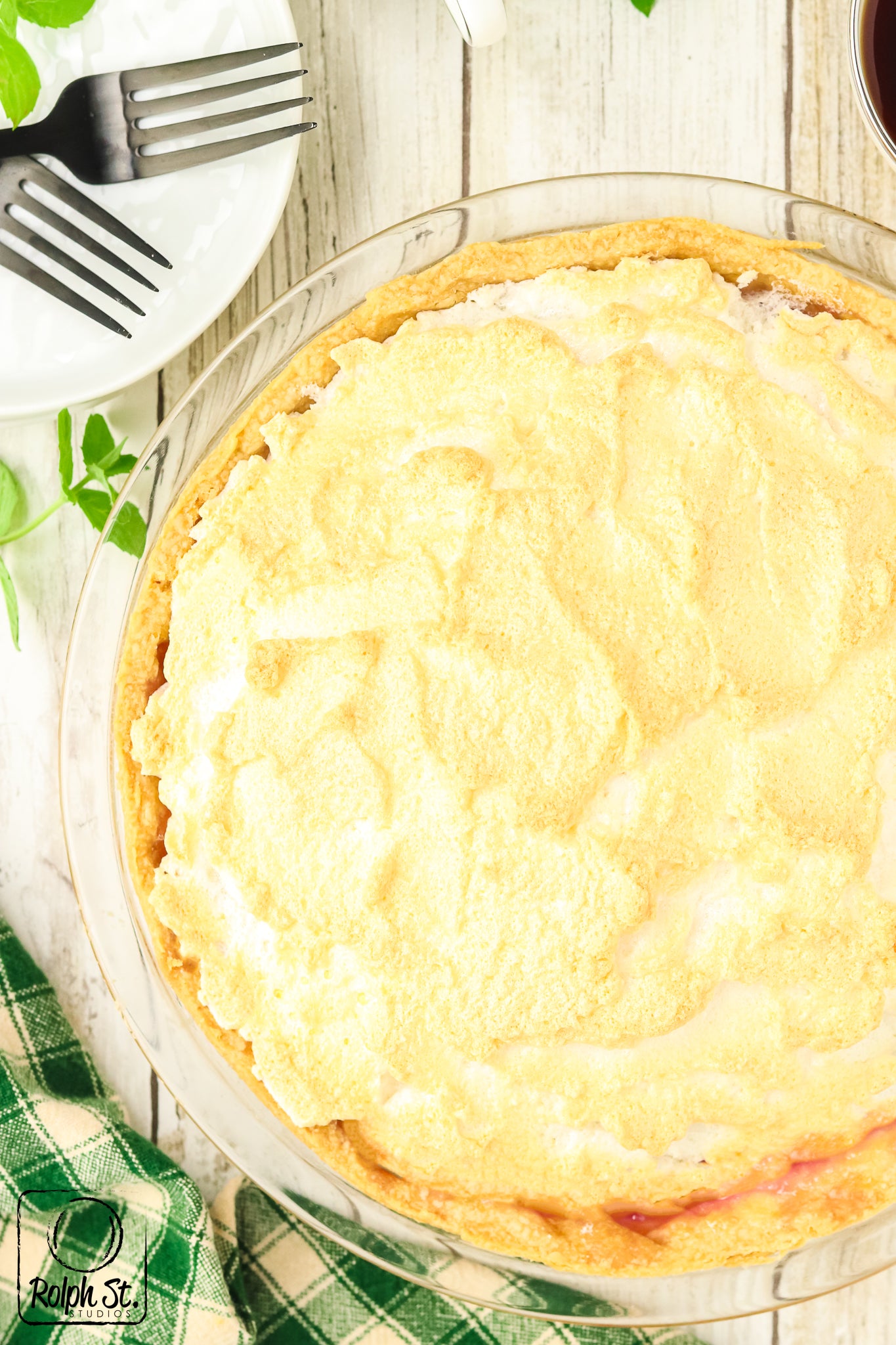 Exclusive Cranberry Meringue Pie
