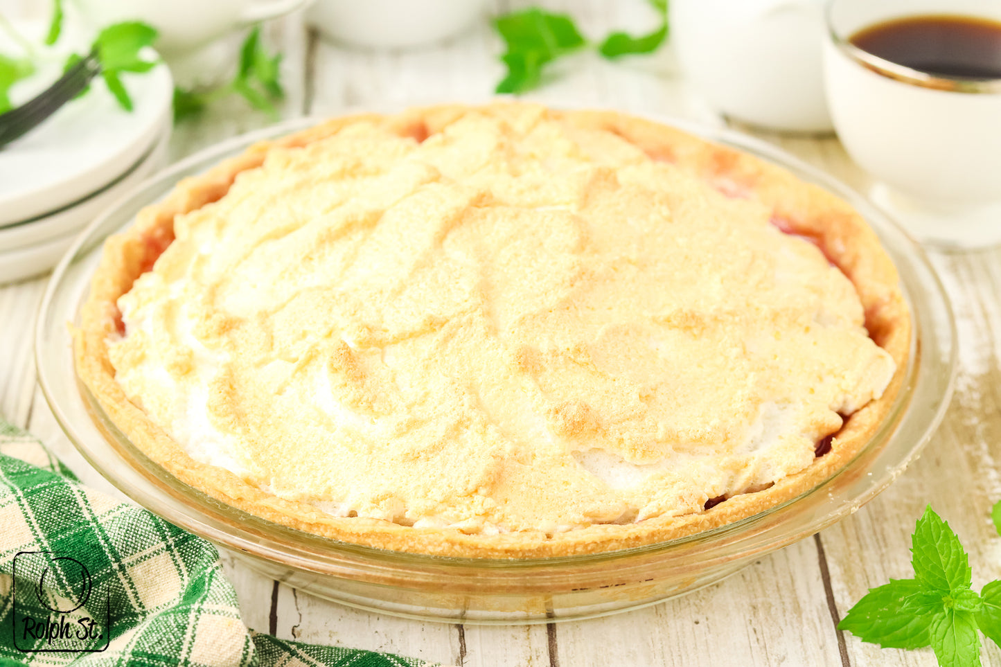 Exclusive Cranberry Meringue Pie