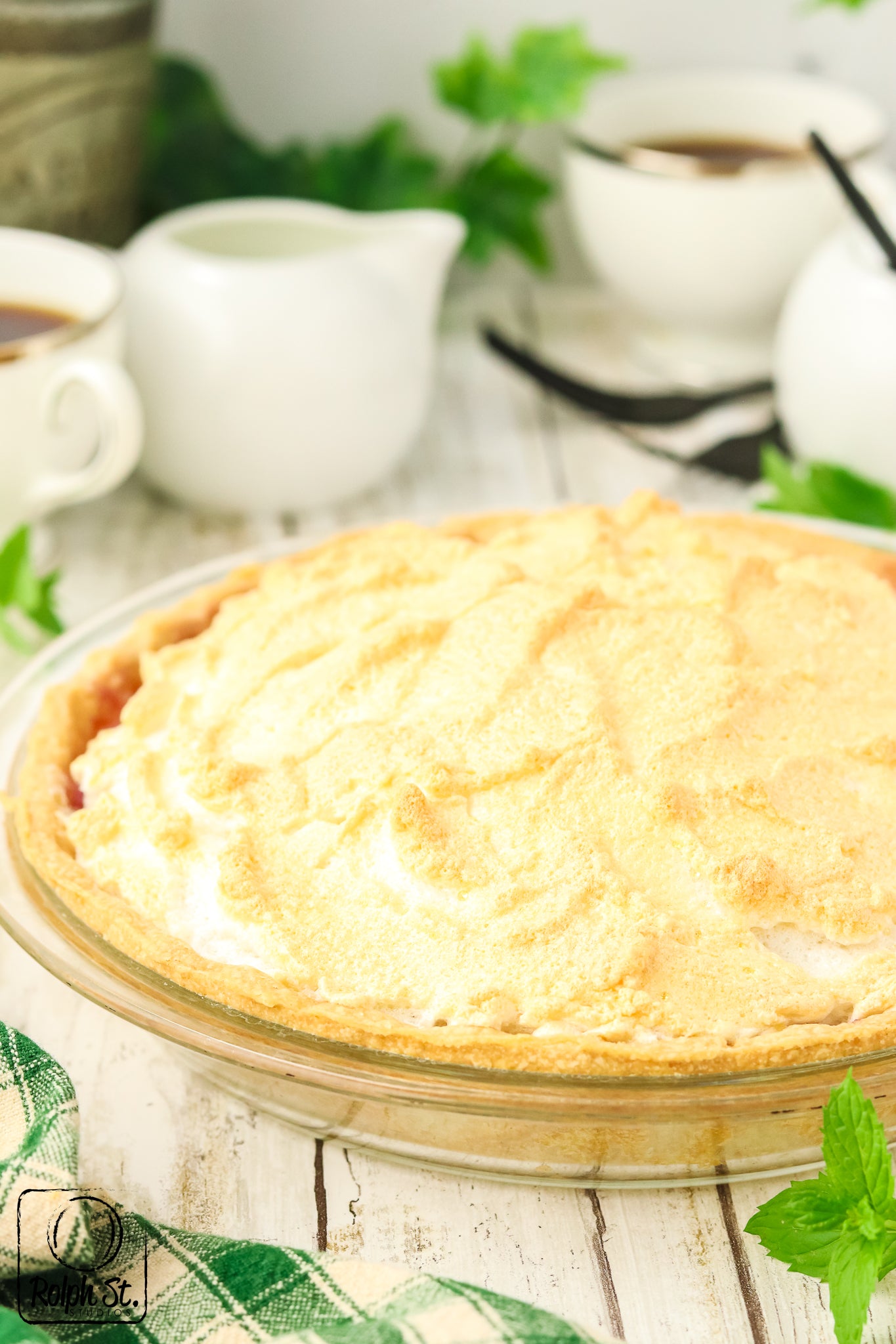 Exclusive Cranberry Meringue Pie
