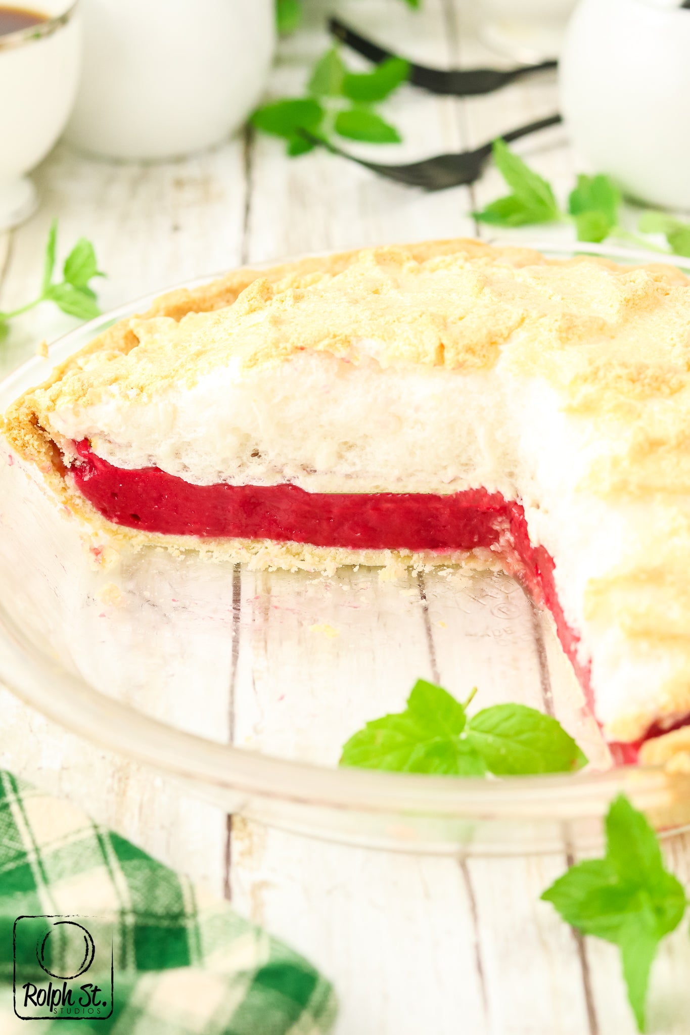 Exclusive Cranberry Meringue Pie