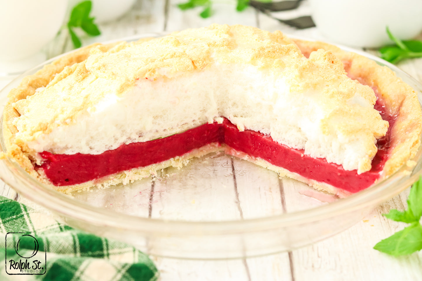 Exclusive Cranberry Meringue Pie