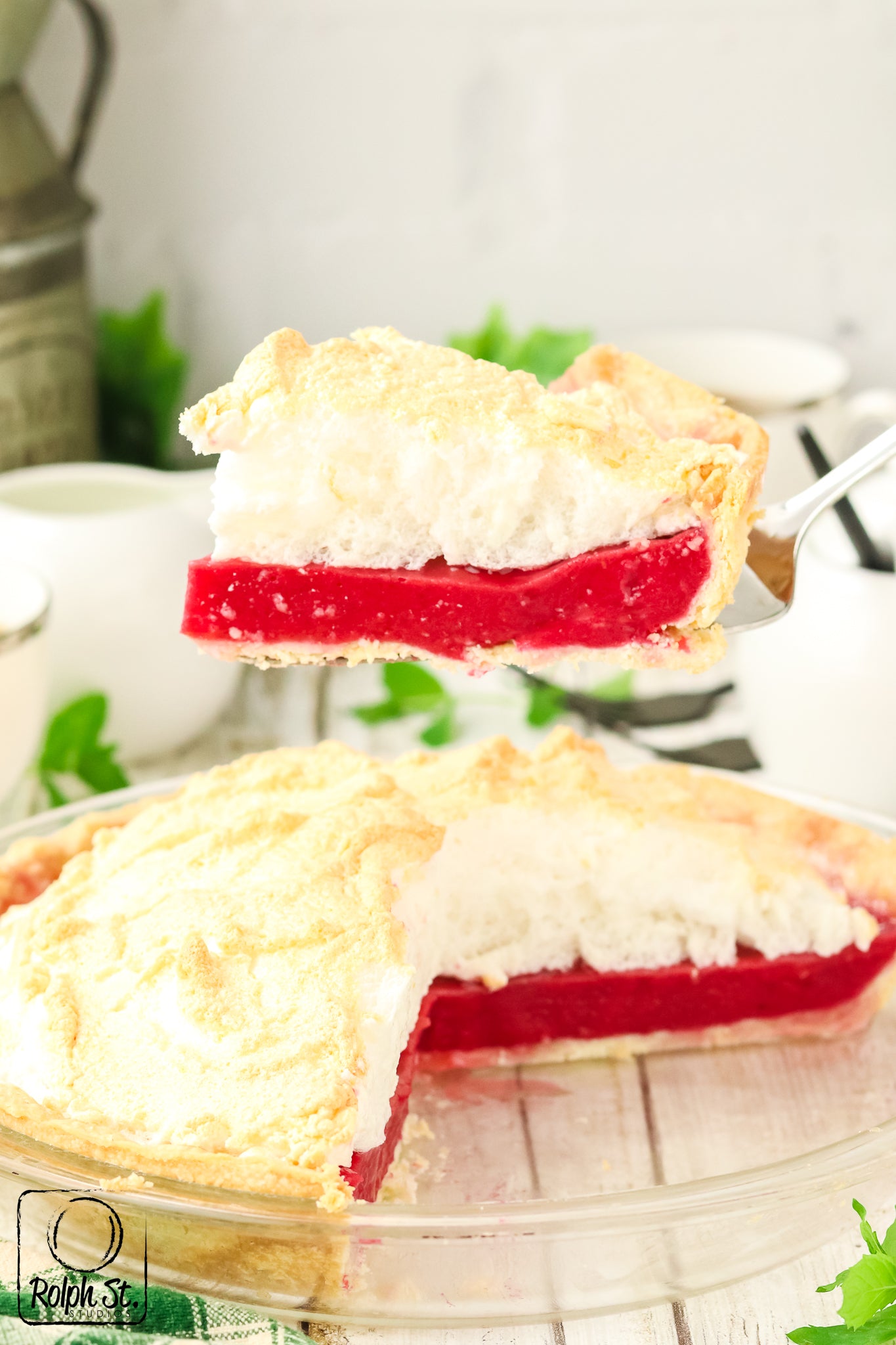 Exclusive Cranberry Meringue Pie