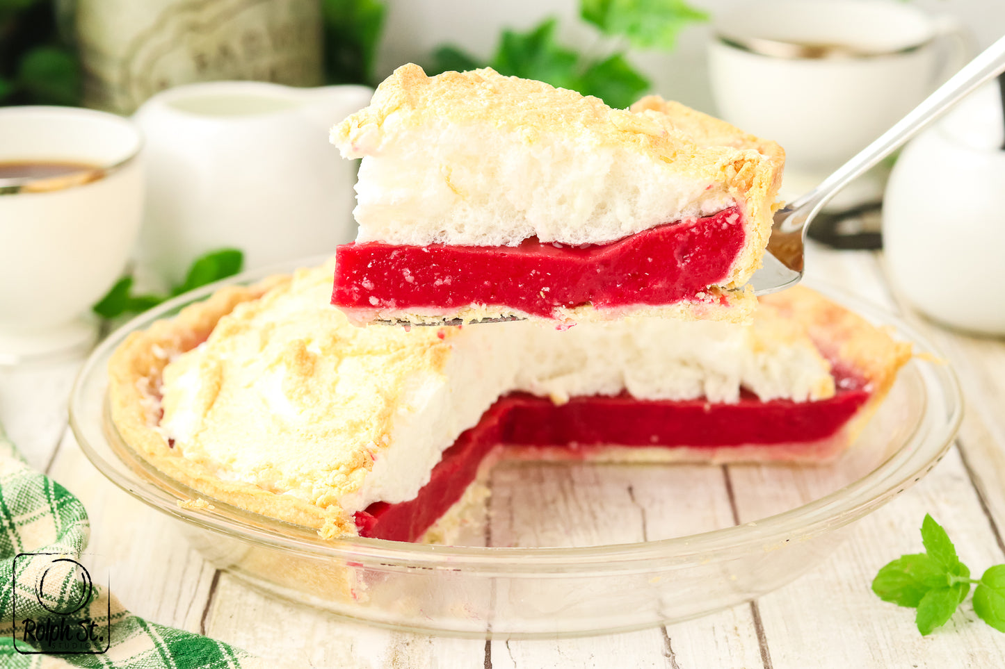 Exclusive Cranberry Meringue Pie