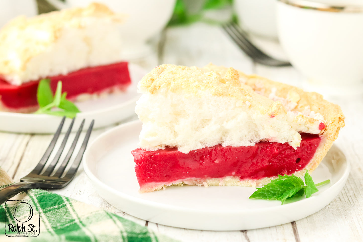 Exclusive Cranberry Meringue Pie