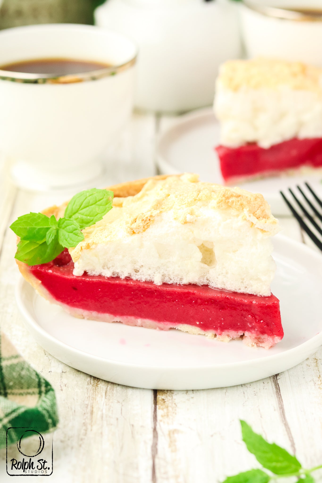 Exclusive Cranberry Meringue Pie