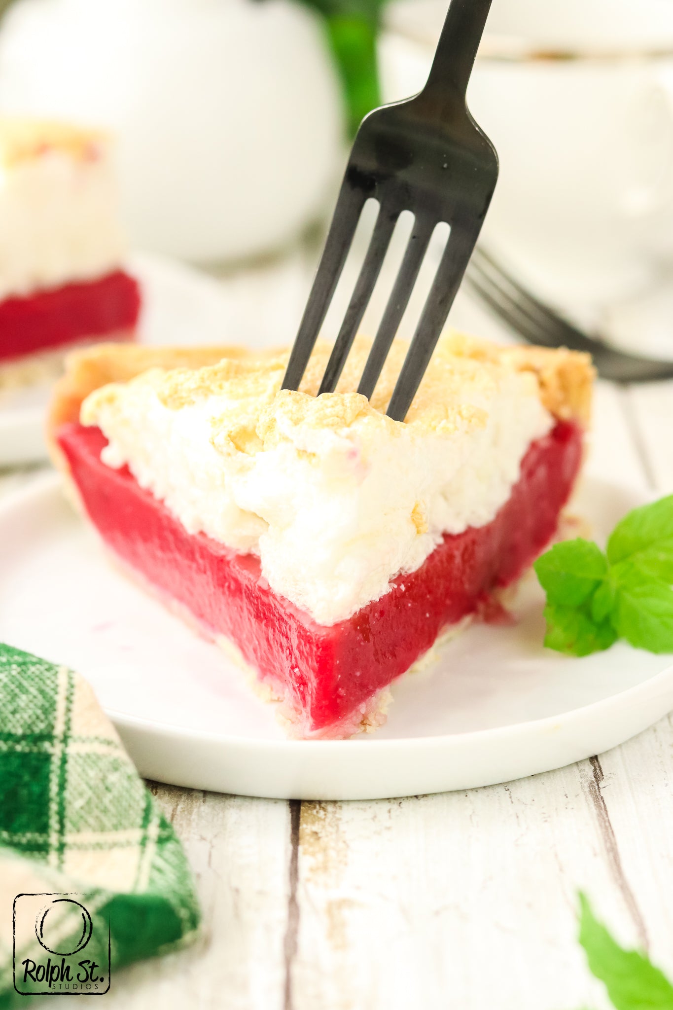 Exclusive Cranberry Meringue Pie