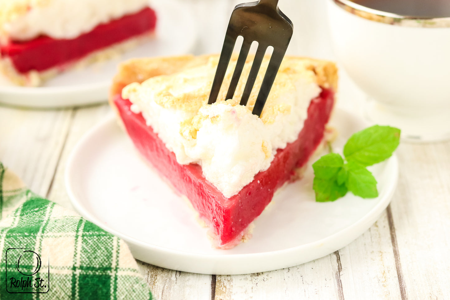 Exclusive Cranberry Meringue Pie