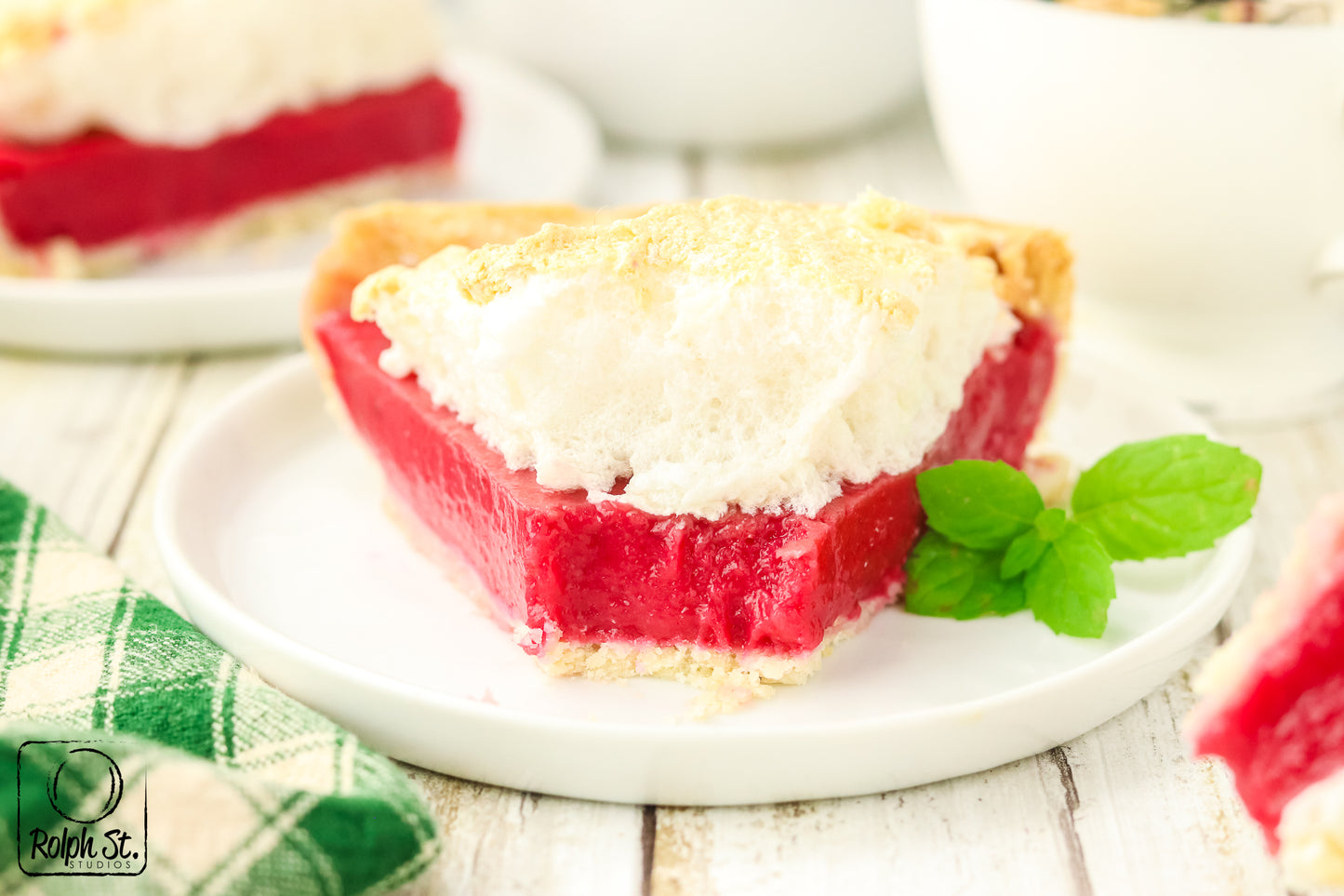 Exclusive Cranberry Meringue Pie