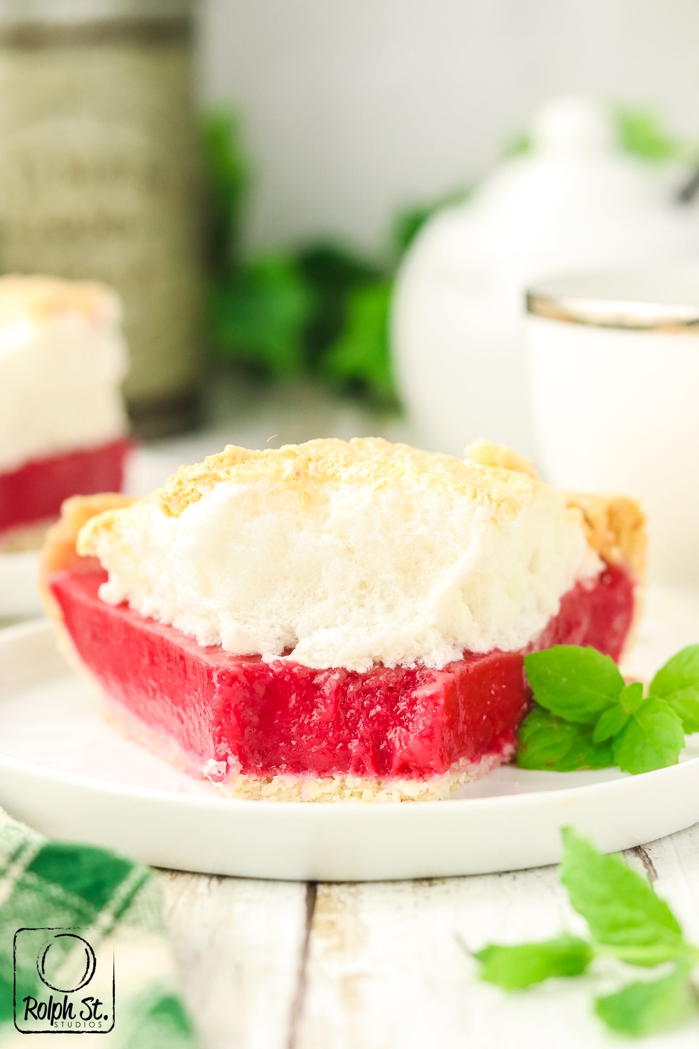 Exclusive Cranberry Meringue Pie