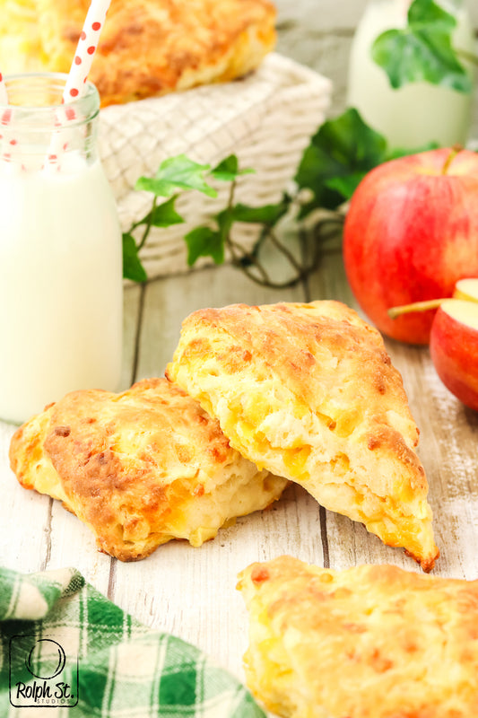 Exclusive Apple Cheddar Scones