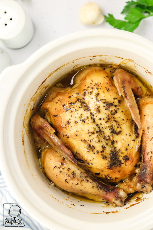 Recreation - Slow Cooker Basque Cornish Game Hen