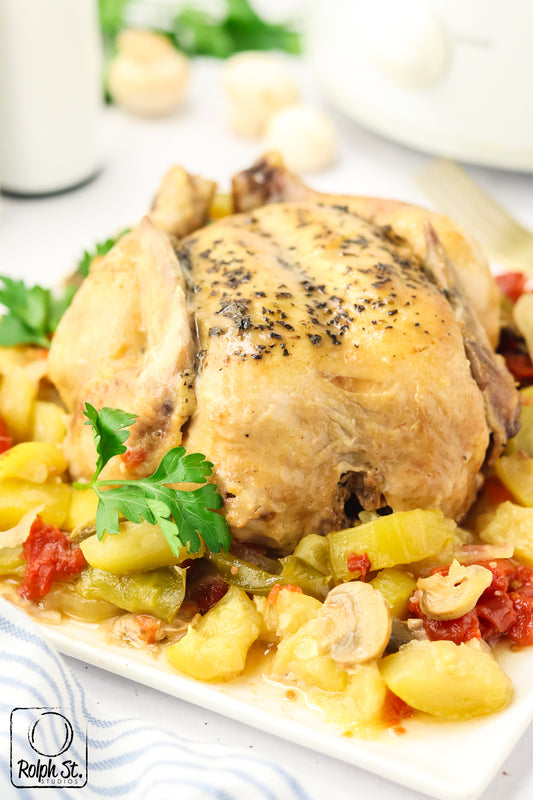 Recreation - Slow Cooker Basque Cornish Game Hen