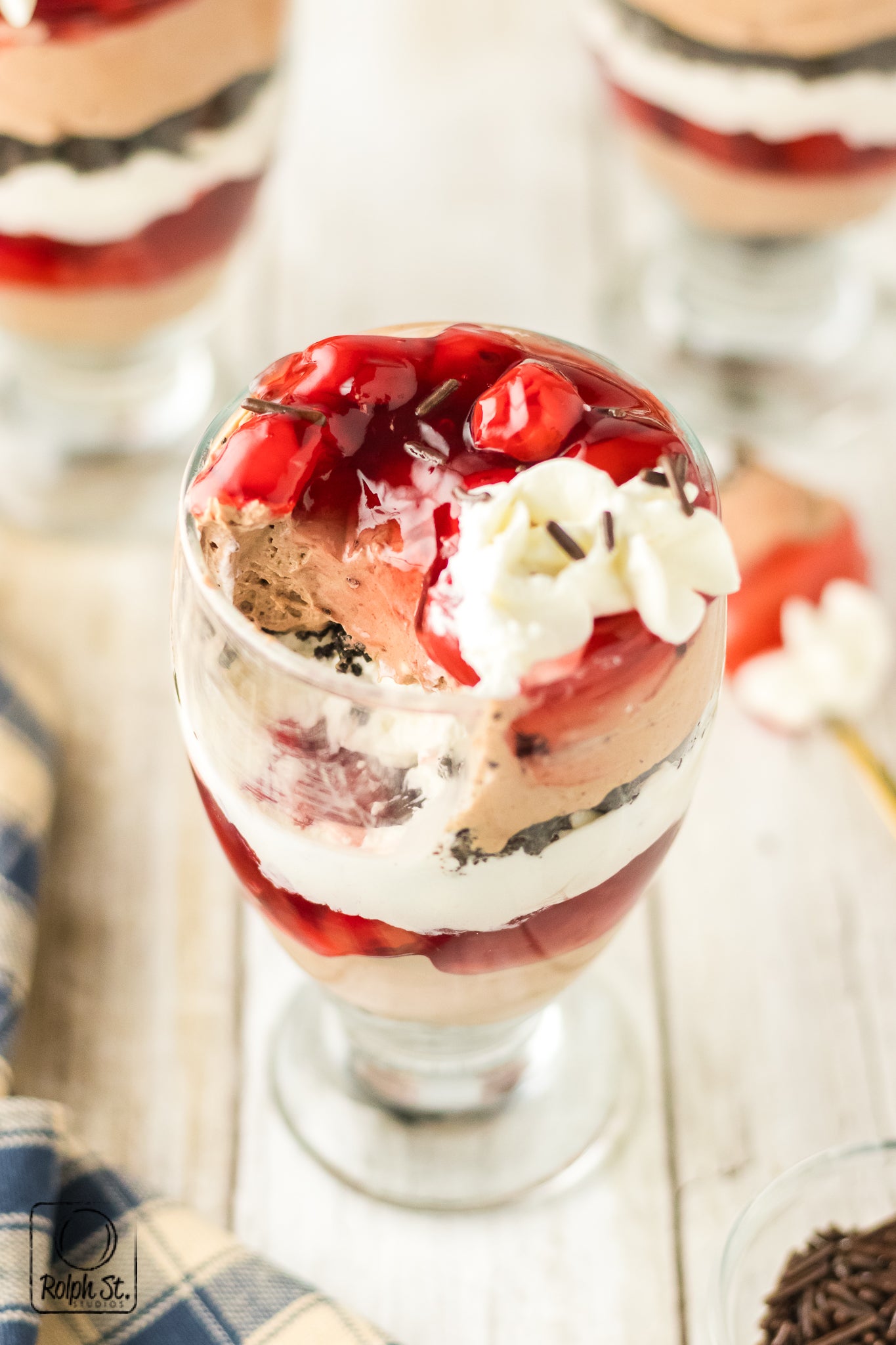 Exclusive Black Forest Cheesecake Jars