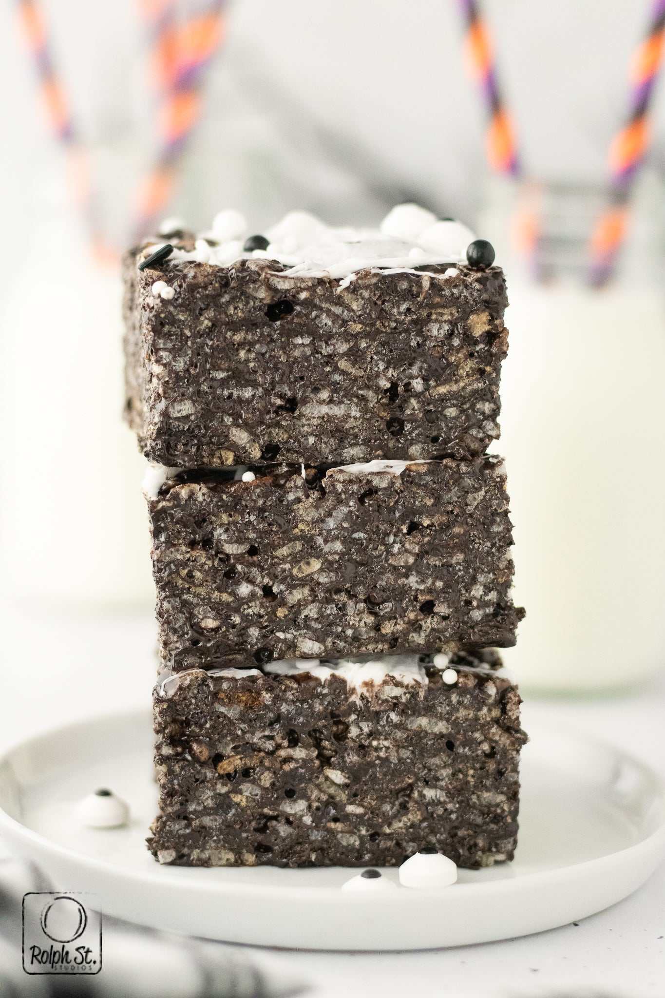 Exclusive Black Cocoa Rice Krispie Treats