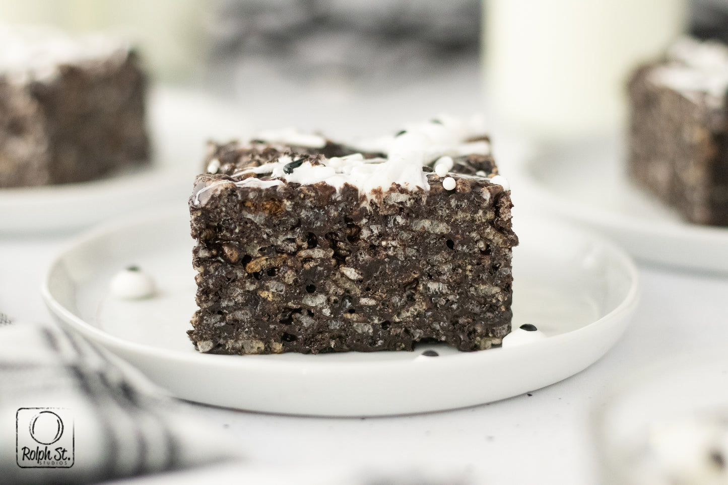 Exclusive Black Cocoa Rice Krispie Treats