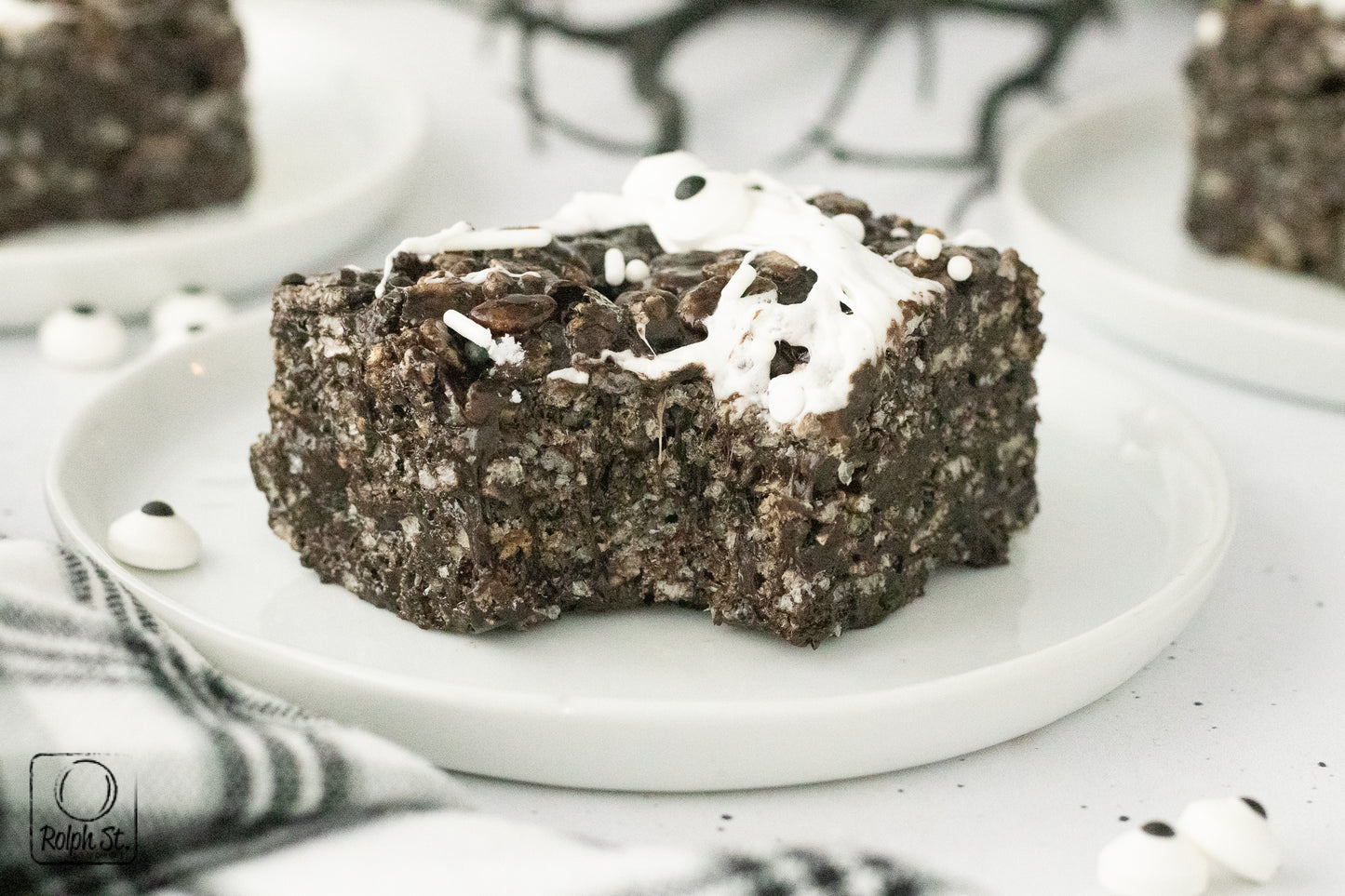 Exclusive Black Cocoa Rice Krispie Treats