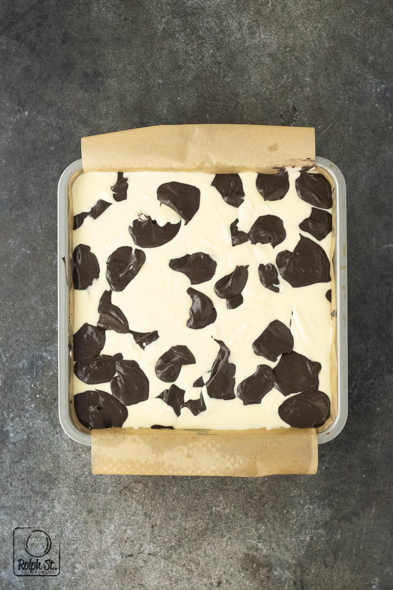 Exclusive Black Velvet Swirl Cheesecake Bars