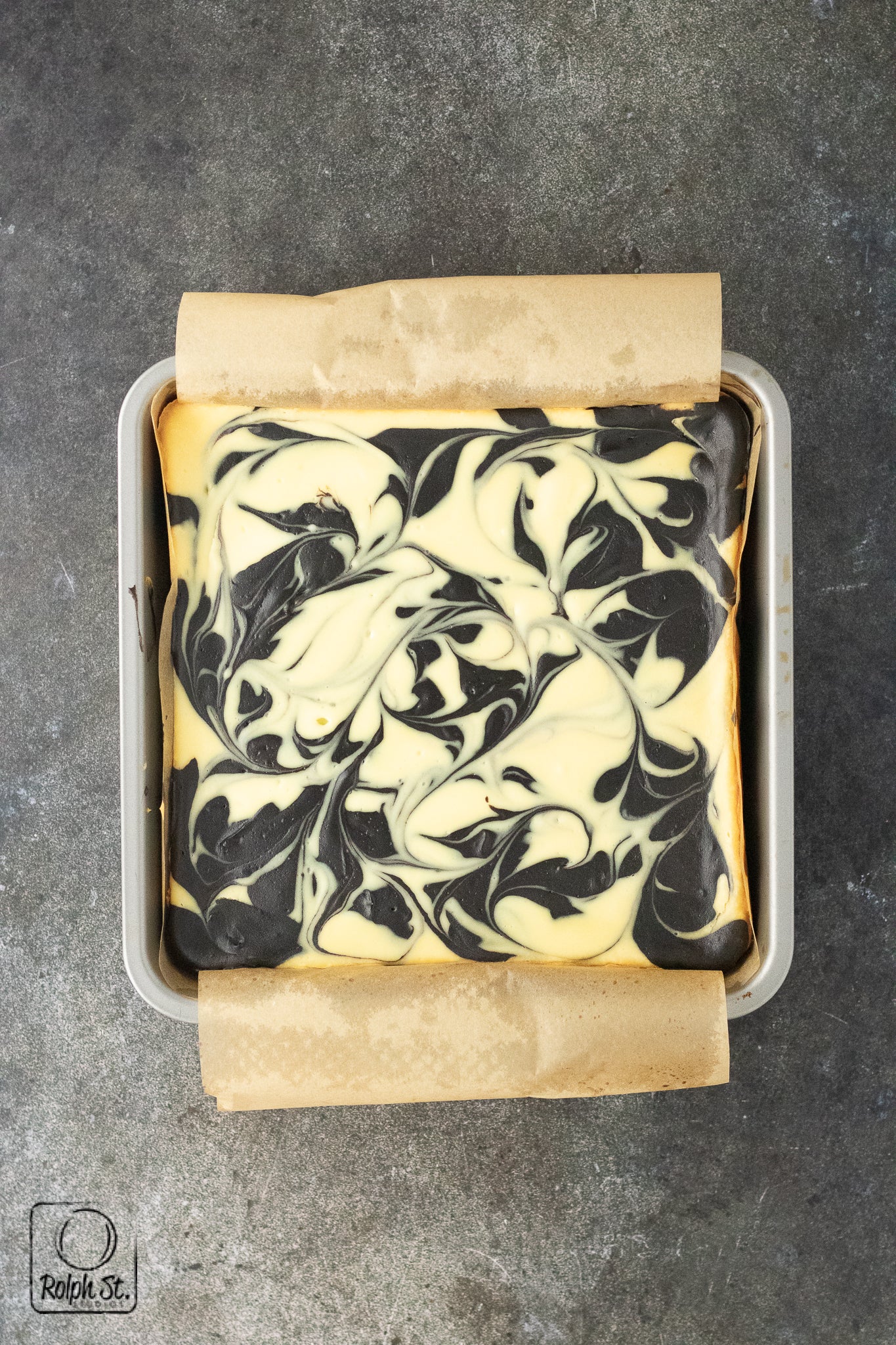 Exclusive Black Velvet Swirl Cheesecake Bars
