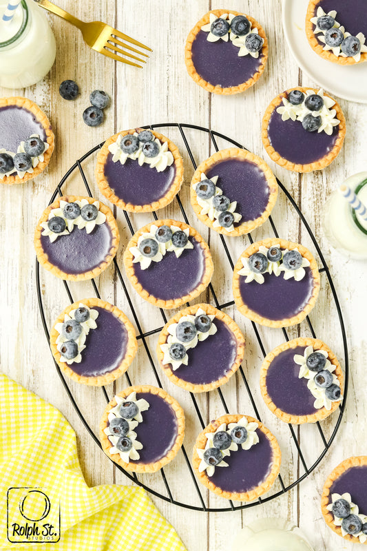 Exclusive Blueberry Ganache Tarts - No Bake