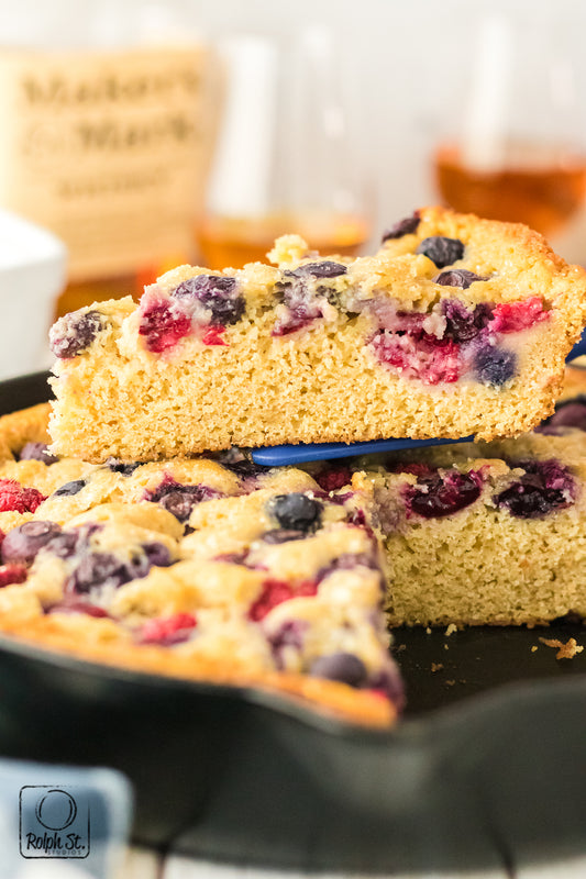Exclusive Bourbon Berry Brown Sugar Cake (with 30 sec reel)