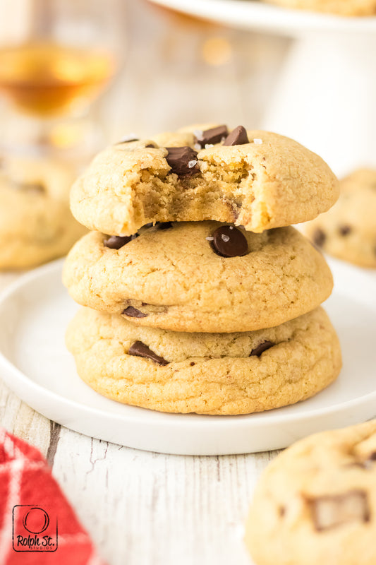 Exclusive Bourbon Brown Butter Chocolate Chip Cookies